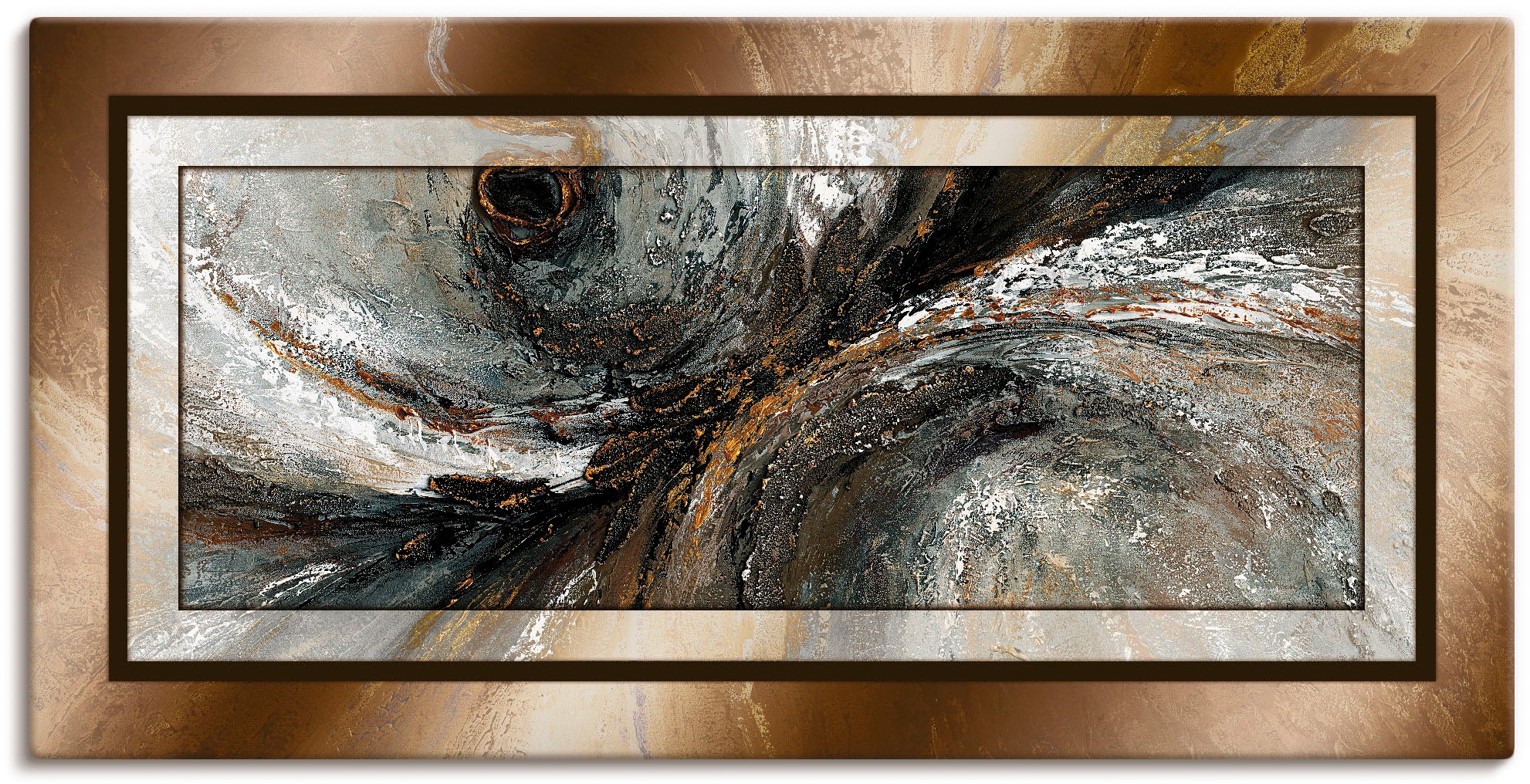 Artland Wandbild »Gold Abstrakt 2«, Gegenstandslos, (1 St.), als Alubild,  Leinwandbild, Wandaufkleber oder Poster in versch. Grössen online shoppen |  Jelmoli-Versand