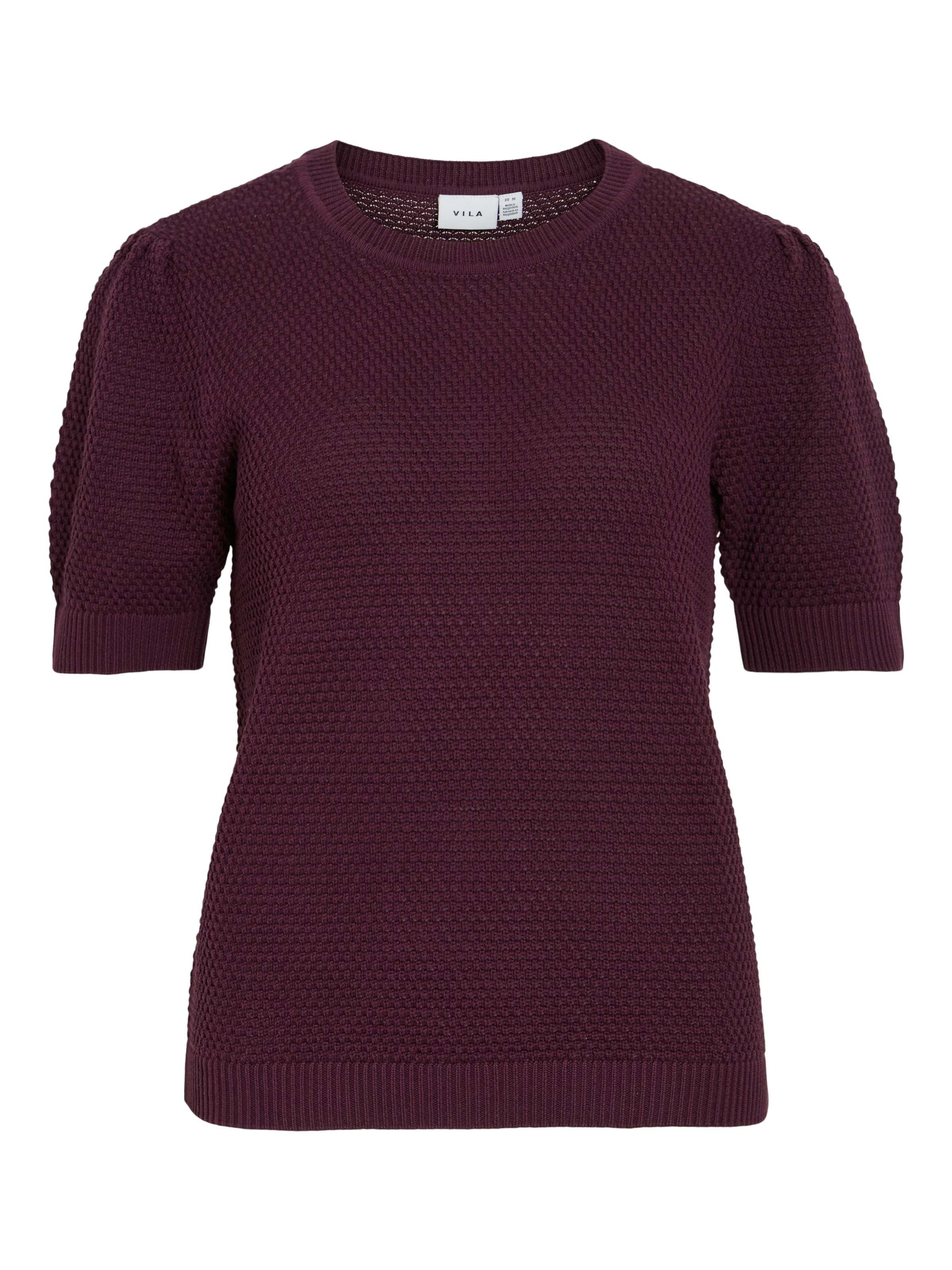 Vila Kurzarmpullover »VIDALO O-NECK S/S KNIT TOP - NOOS«