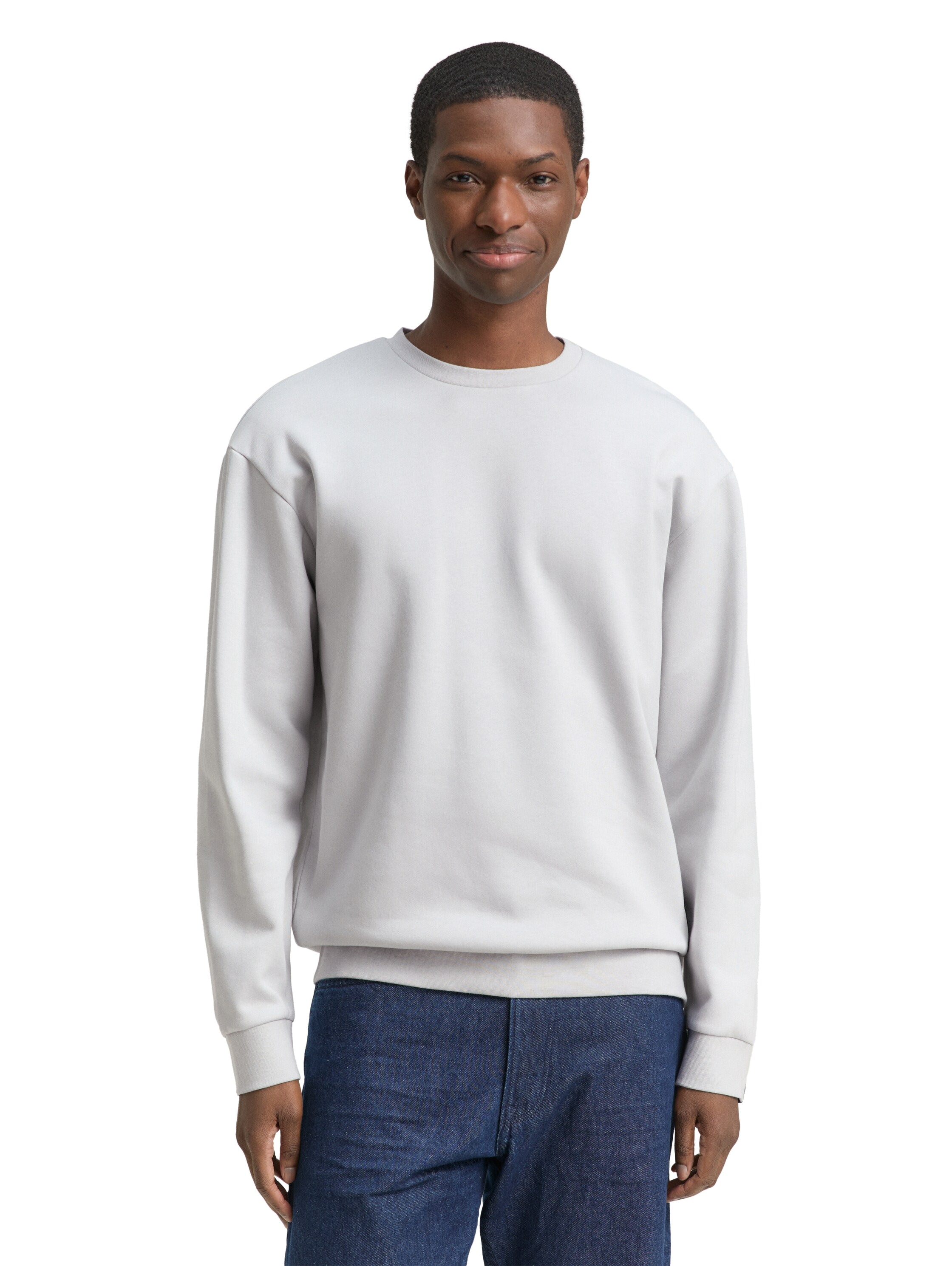 TOM TAILOR Denim Sweatshirt, mit Logo Stickerei