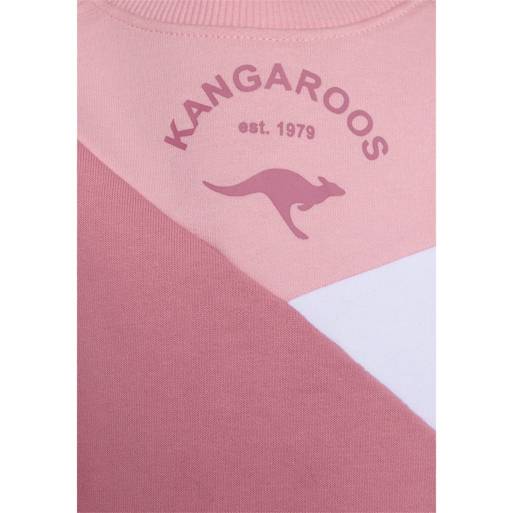 KangaROOS Sweatshirt »Kleine Mädchen«, in weiter Form