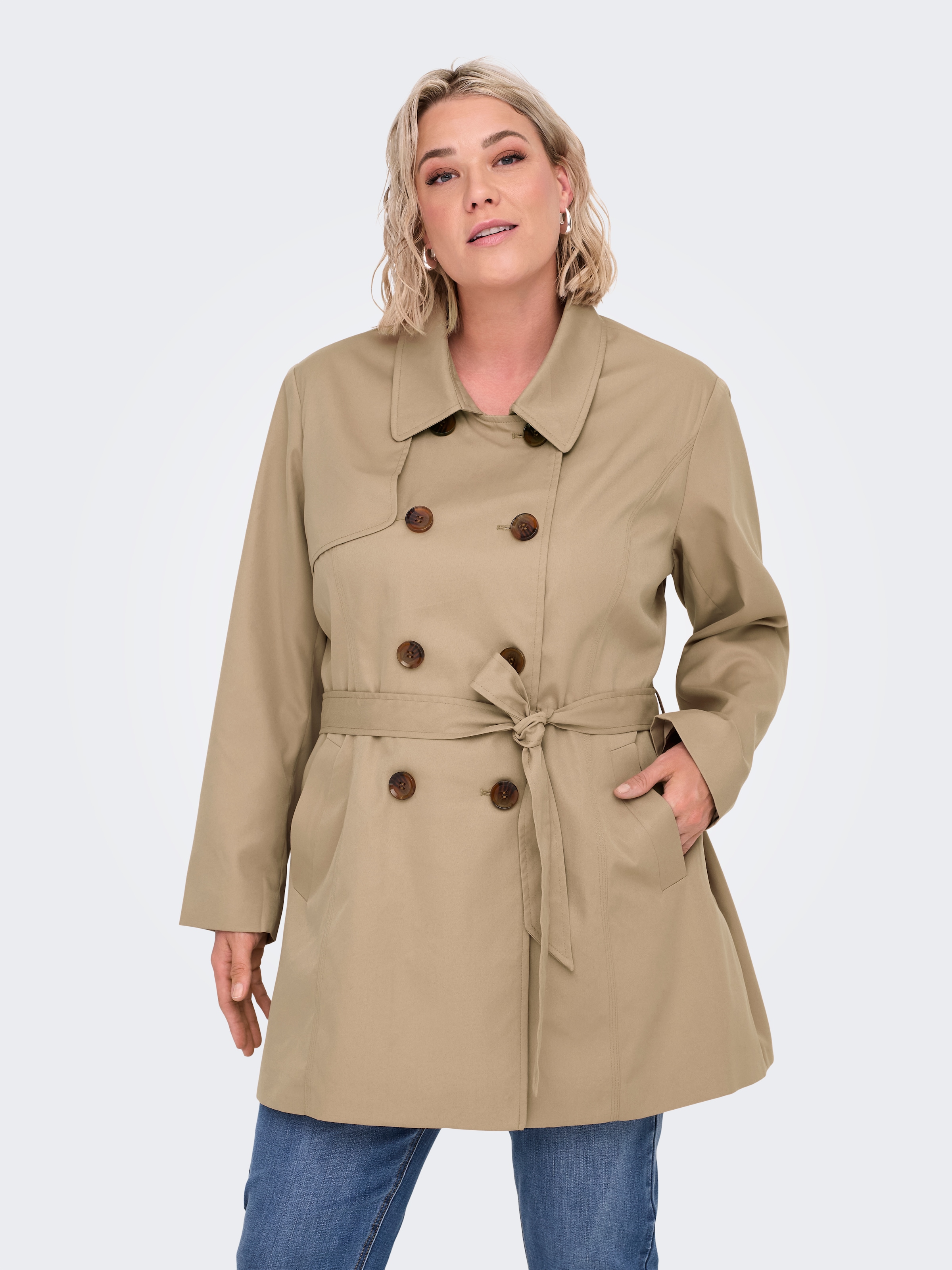 ONLY CARMAKOMA Trenchcoat »CARVALERIE TRENCHCOAT OTW«