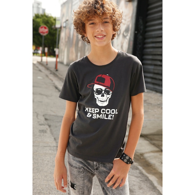 ✵ KIDSWORLD T-Shirt »KEEP COOL...«, Spruch günstig entdecken |  Jelmoli-Versand