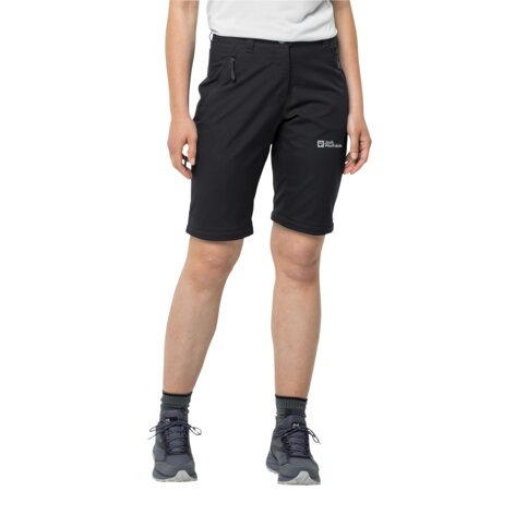 Jack Wolfskin Zip-off-Hose »ACTIVE TRACK ZIP OFF PANTS W«, lange Hose und Shorts in einem