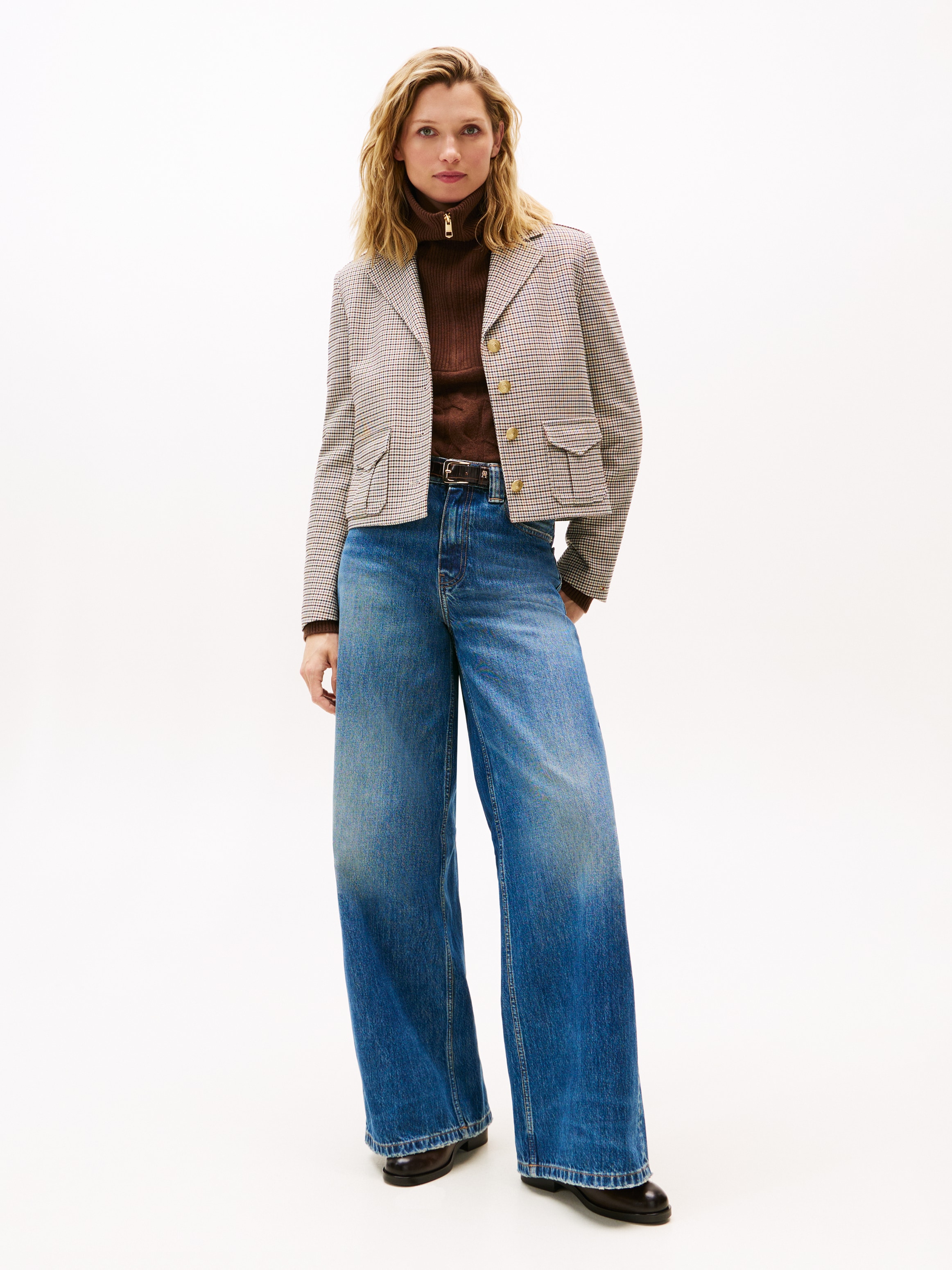 Tommy Hilfiger High-waist-Jeans »DNM KRIS 70's WIDE LEG HW«
