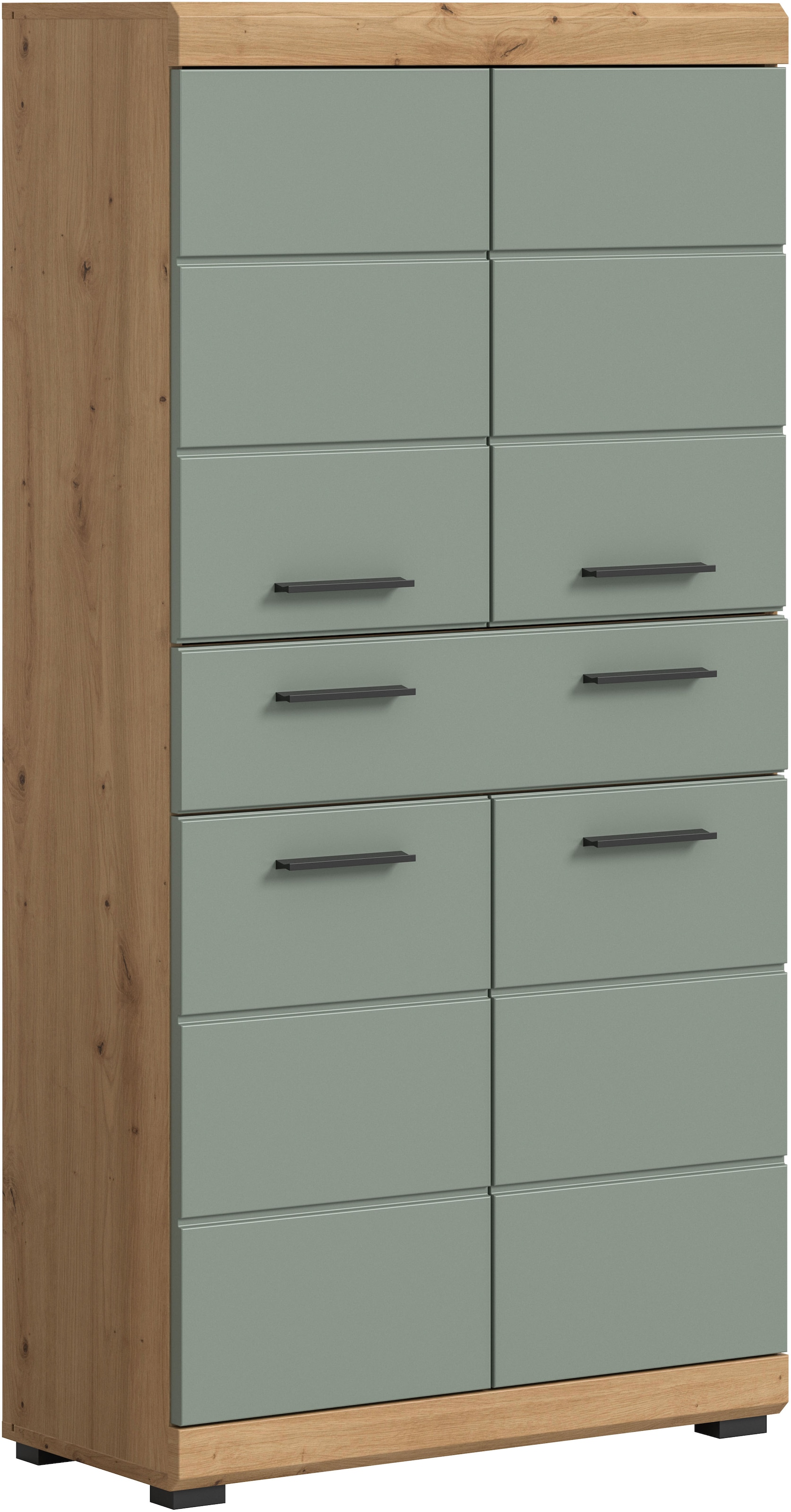 INOSIGN Midischrank »Siena, Breite 74cm, 4 Türen, 1 Schubkasten, 4 Fächer, MDF-Front«, in verschiedenen Farben erhältlich, Badmöbel, Badschrank, Schrank, Bad