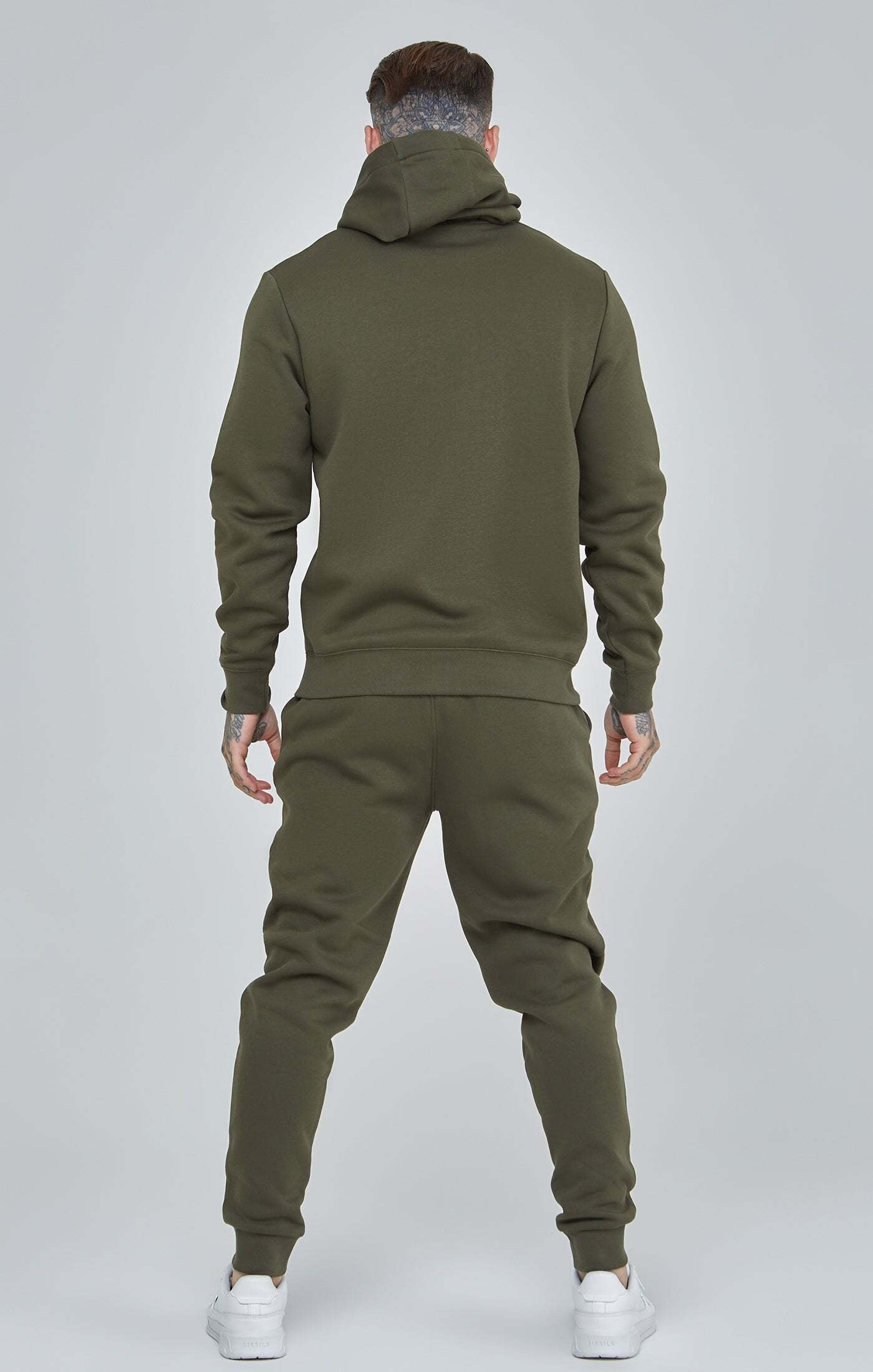 Siksilk Kapuzenpullover »Siksilk Kapuzenpullover Khaki Essential Overhead Hoodie«