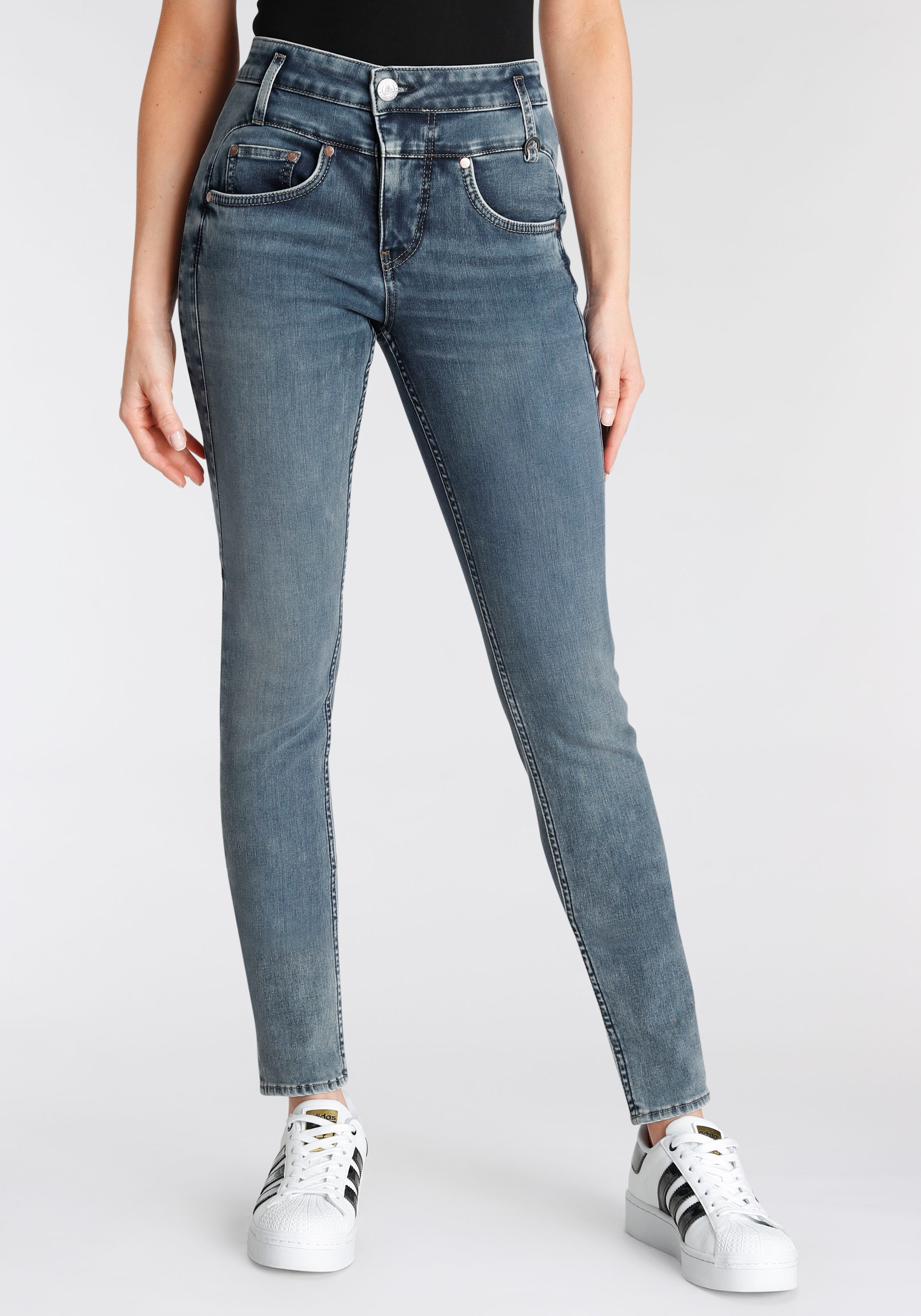 Herrlicher High-waist-Jeans »Sharp Slim Reused Denim« | Jelmoli-Versand  Online Shop | Stretchjeans