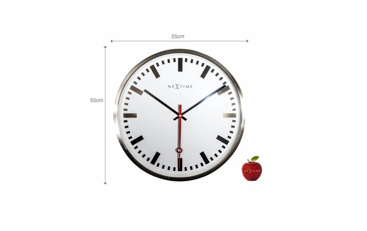 NEXTIME Wanduhr »NeXtime Super Station Strip«