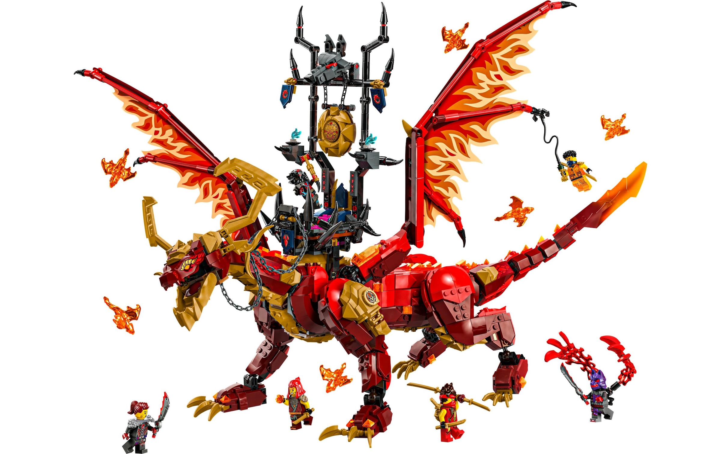 LEGO® Spielbausteine »Ninjago Quelldrache der Bewegung 71822«, (1716 St.)