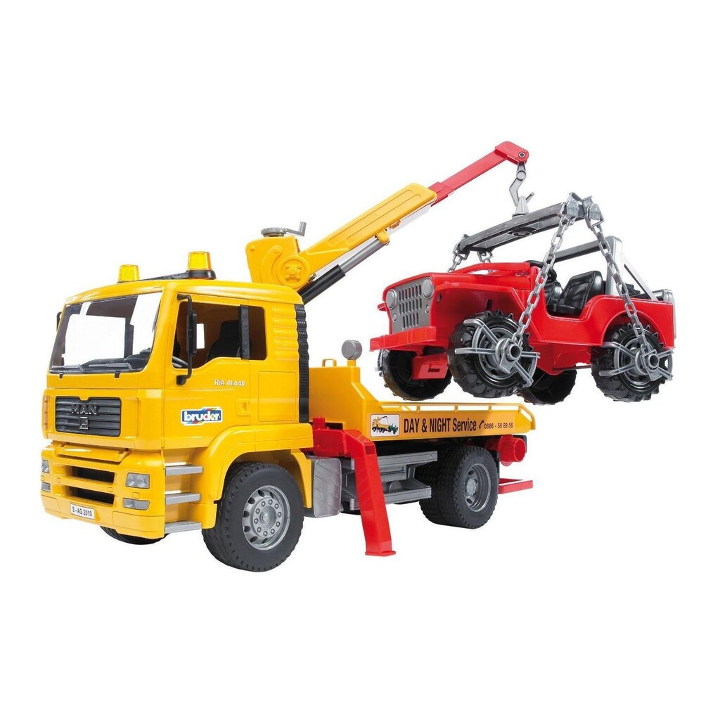 Bruder® Spielzeug-Abschlepper »Lastwagen MAN TGA Abschlepp-LKW«