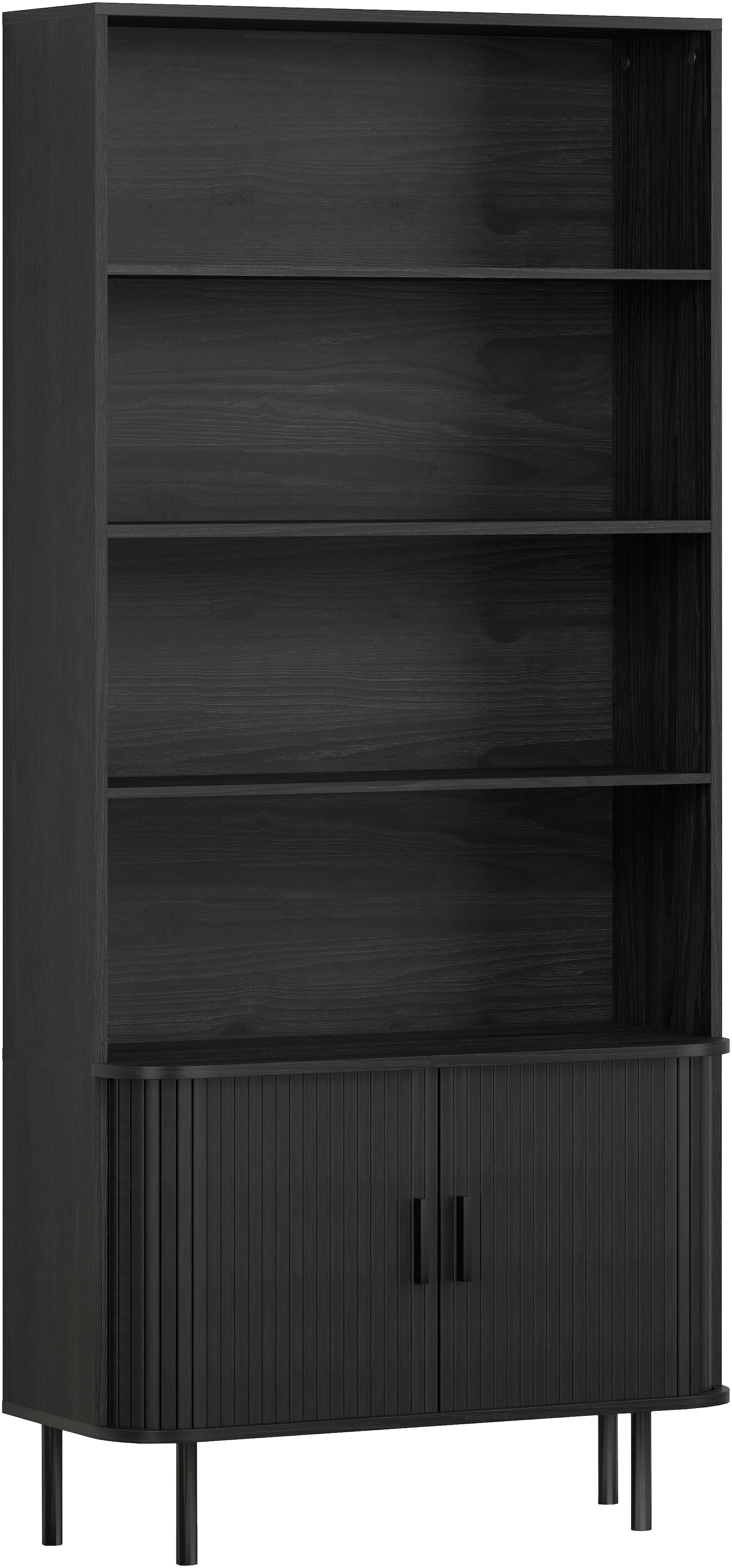 INOSIGN Bücherregal »Ronda«, (1 St.), Standregal mit Schiebetüren - Masse (B/T/H) 80/40/172 cm