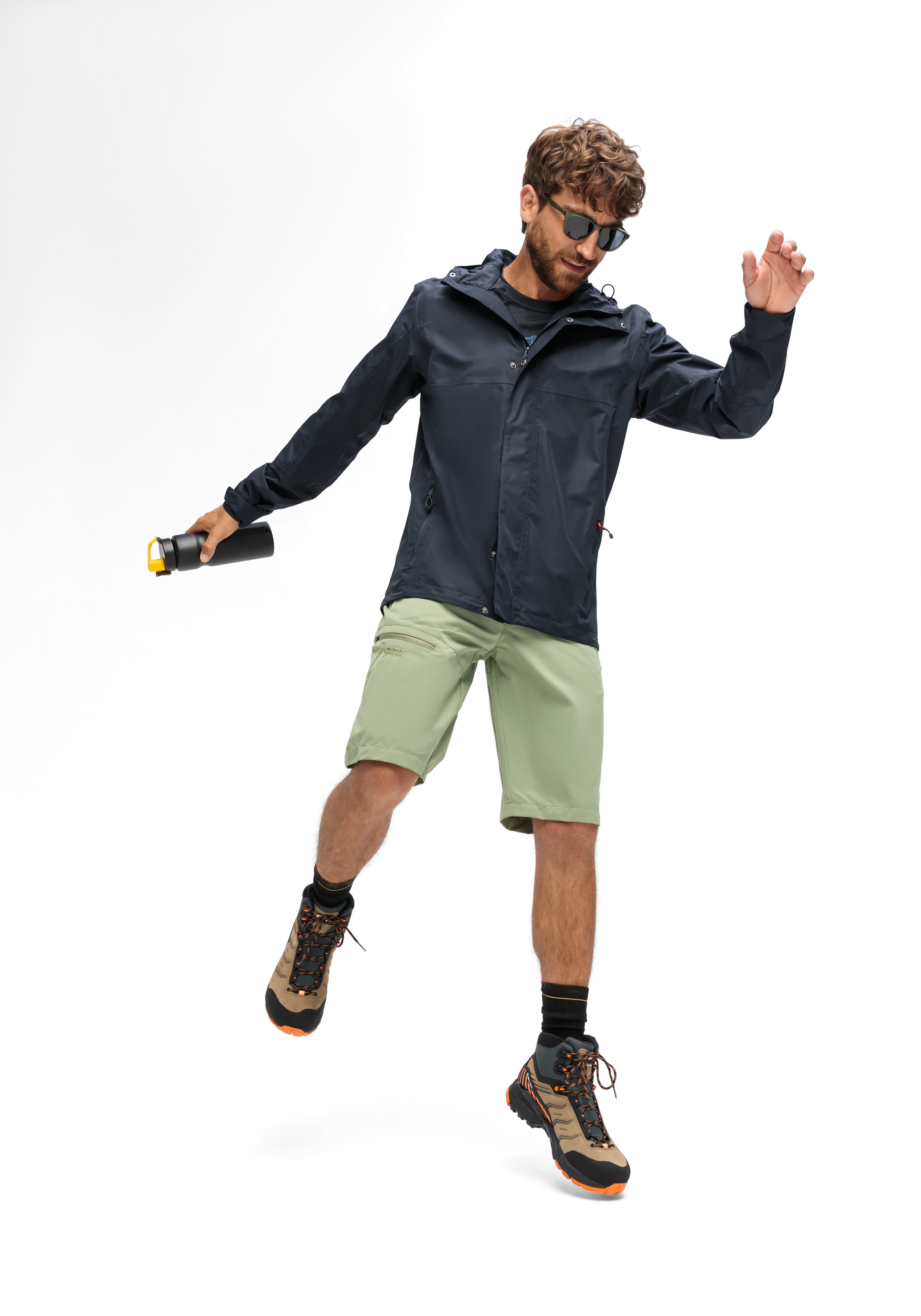 Maier Sports Outdoorjacke »Abbenstein M«, Herren Jacke wasserdicht, Funktionsjacke 2 Taschen aussen + Innentasche