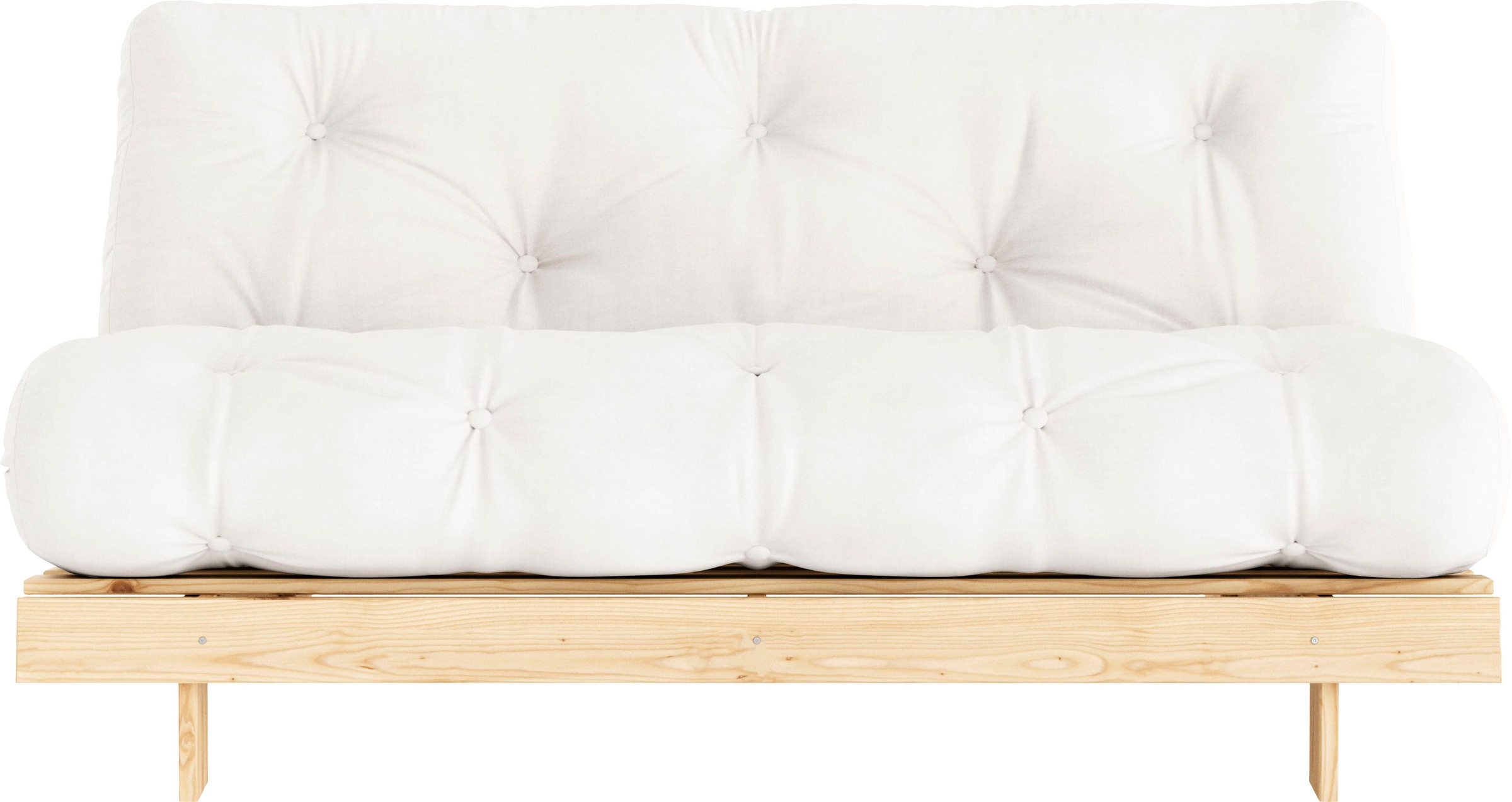 Karup Design Daybett "Roots Sofa Bed, Schlafsofa, Bettfunktion, FSC-Massivholz," Inkl. Futonmatratze, Made in Europe, langlebig, B: 140 oder 160 cm