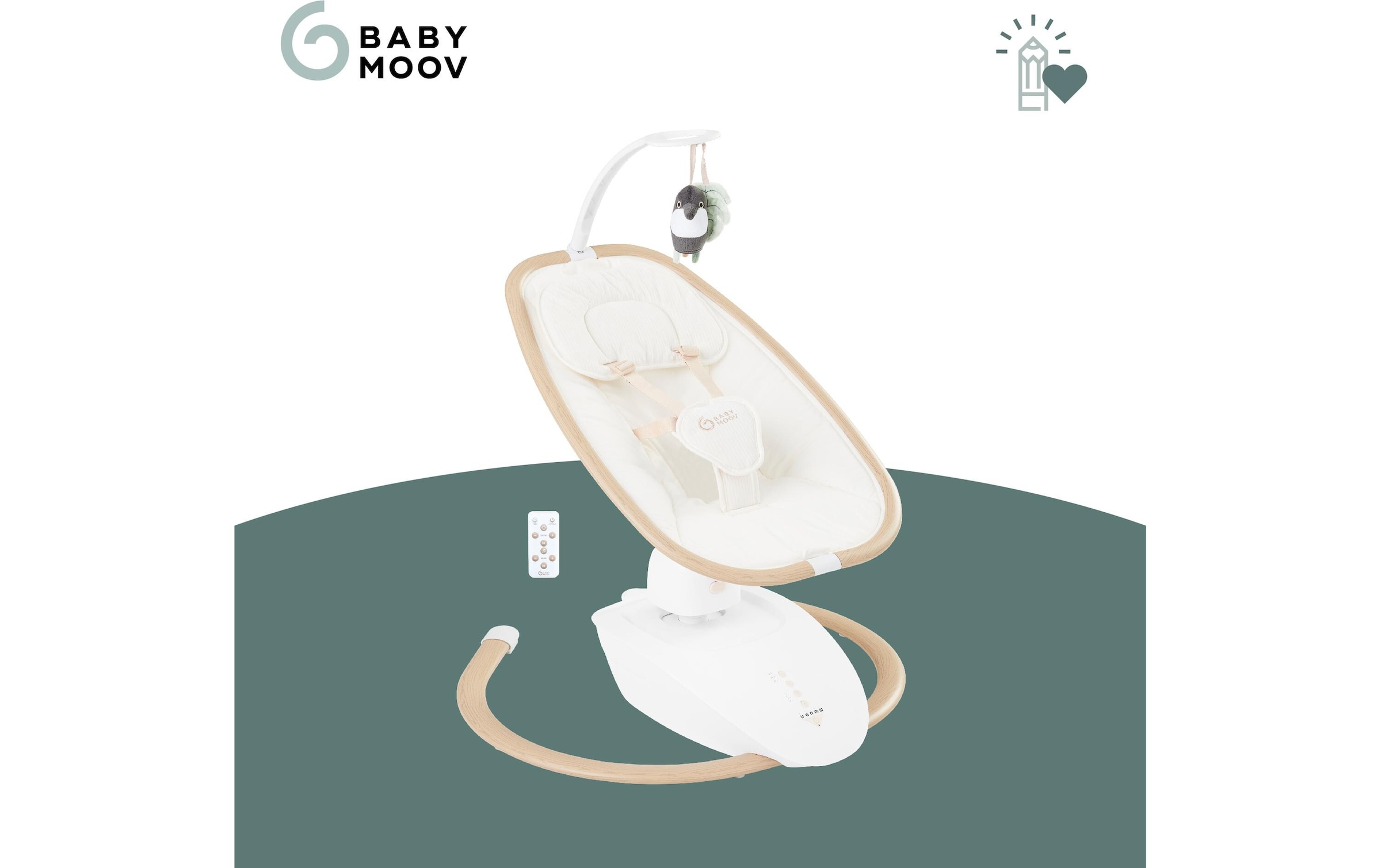 BABYMOOV Babyschaukel »Swoon Hoop Sand«