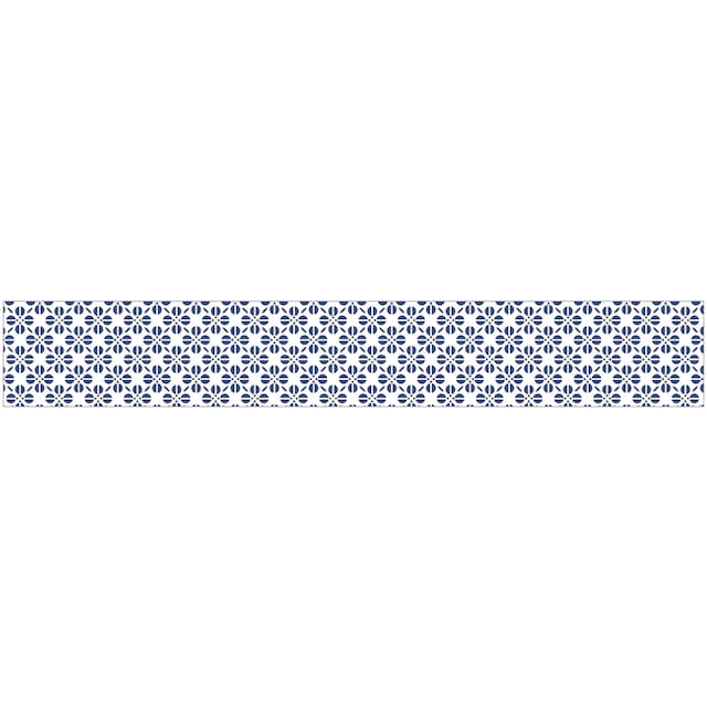 MySpotti Fensterfolie »Look Grafik Blumenmuster blau«, halbtransparent,  glattstatisch haftend, 200 x 30 cm, statisch haftend online bestellen |  Jelmoli-Versand
