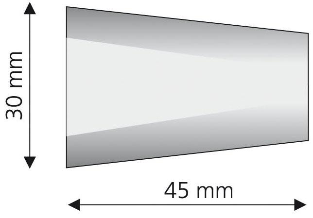 Liedeco Gardinenstangen-Endstück »Dust«, (Set, 2 St.), für Gardinenstangen Ø 16 mm