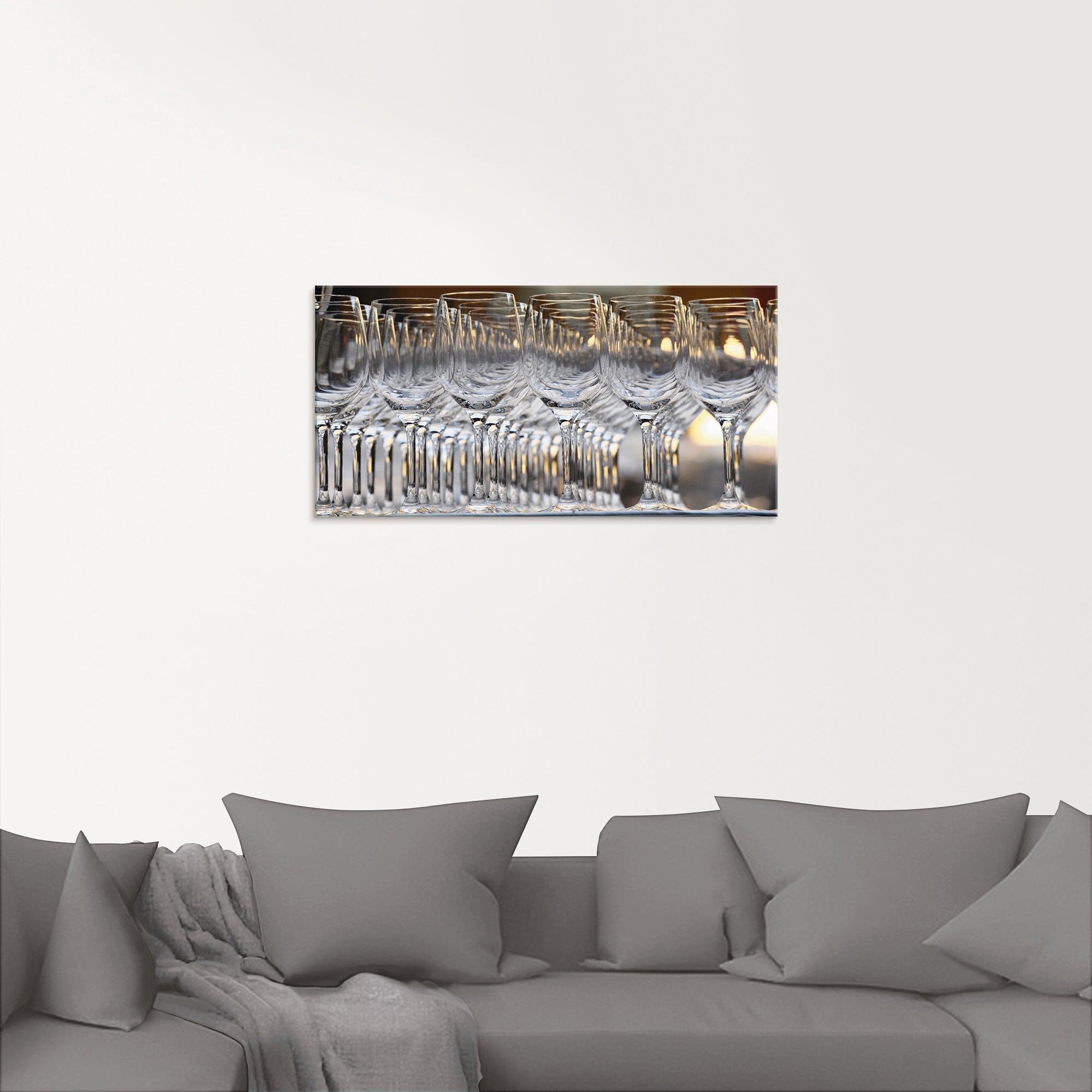 Artland Glasbild »Weingläser«, Geschirr & Besteck, (1 St.), in verschiedenen Grössen