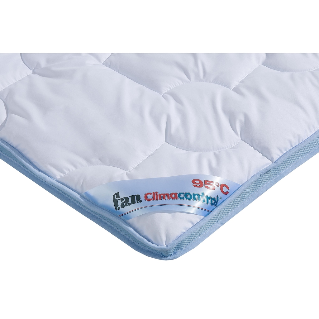 f.a.n. Schlafkomfort Kunstfaserbettdecke »Climacontrol® Baumwolle«, warm, Bezug 100% Baumwolle, (1 St.)