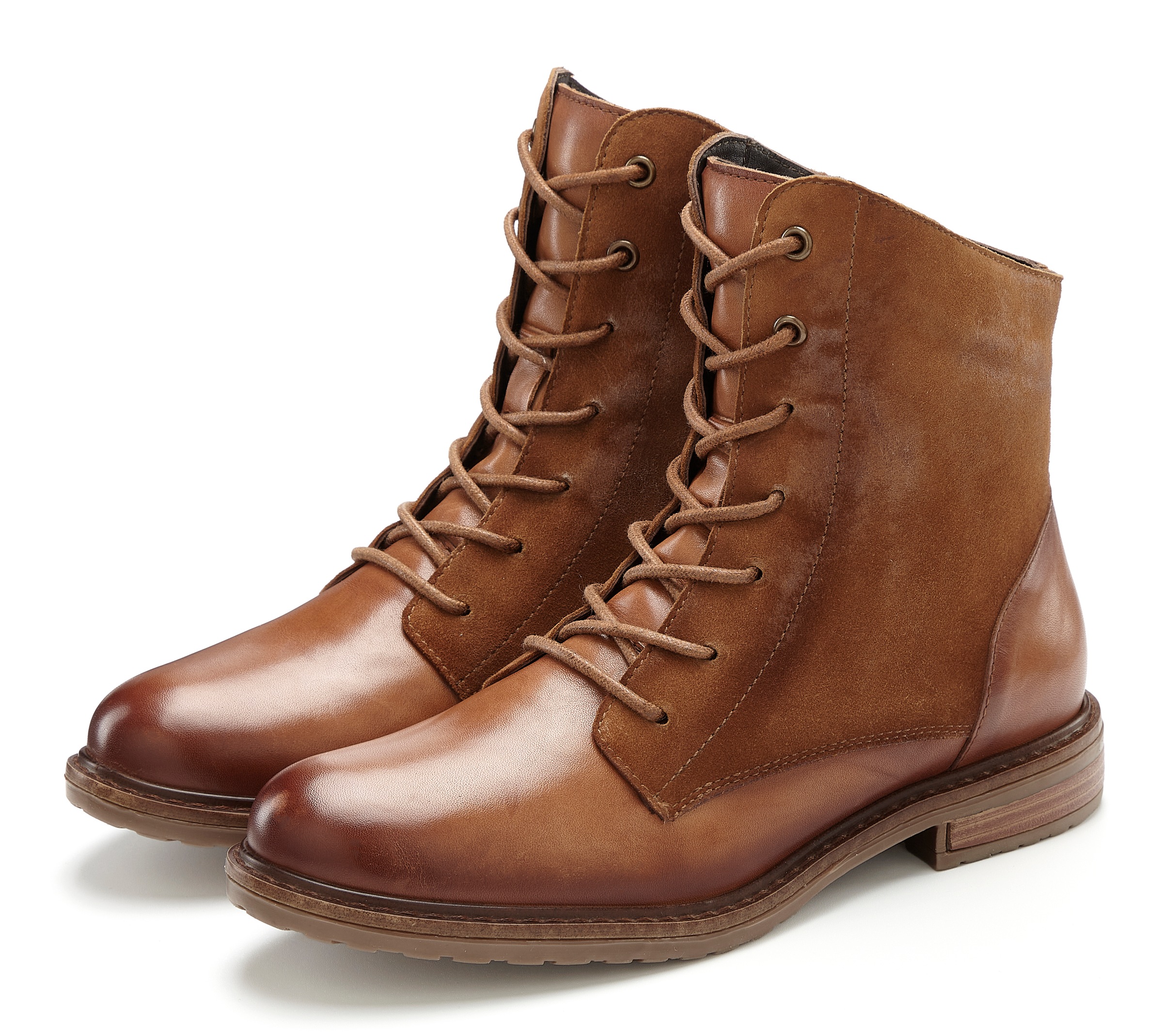LASCANA Stiefelette »Boots« aus Leder