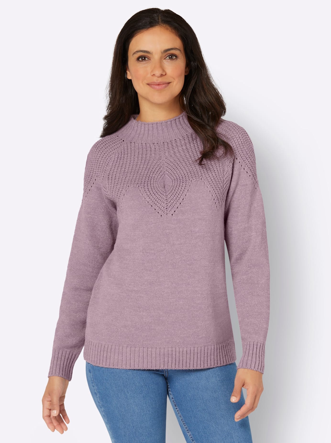 Inspirationen Stehkragenpullover »Pullover«