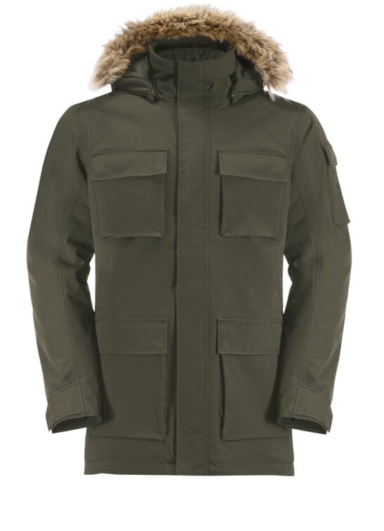 Jack Wolfskin Parka »GLACIER CANYON PARKA«, mit Kapuze, mit Kunstfaserfüllung