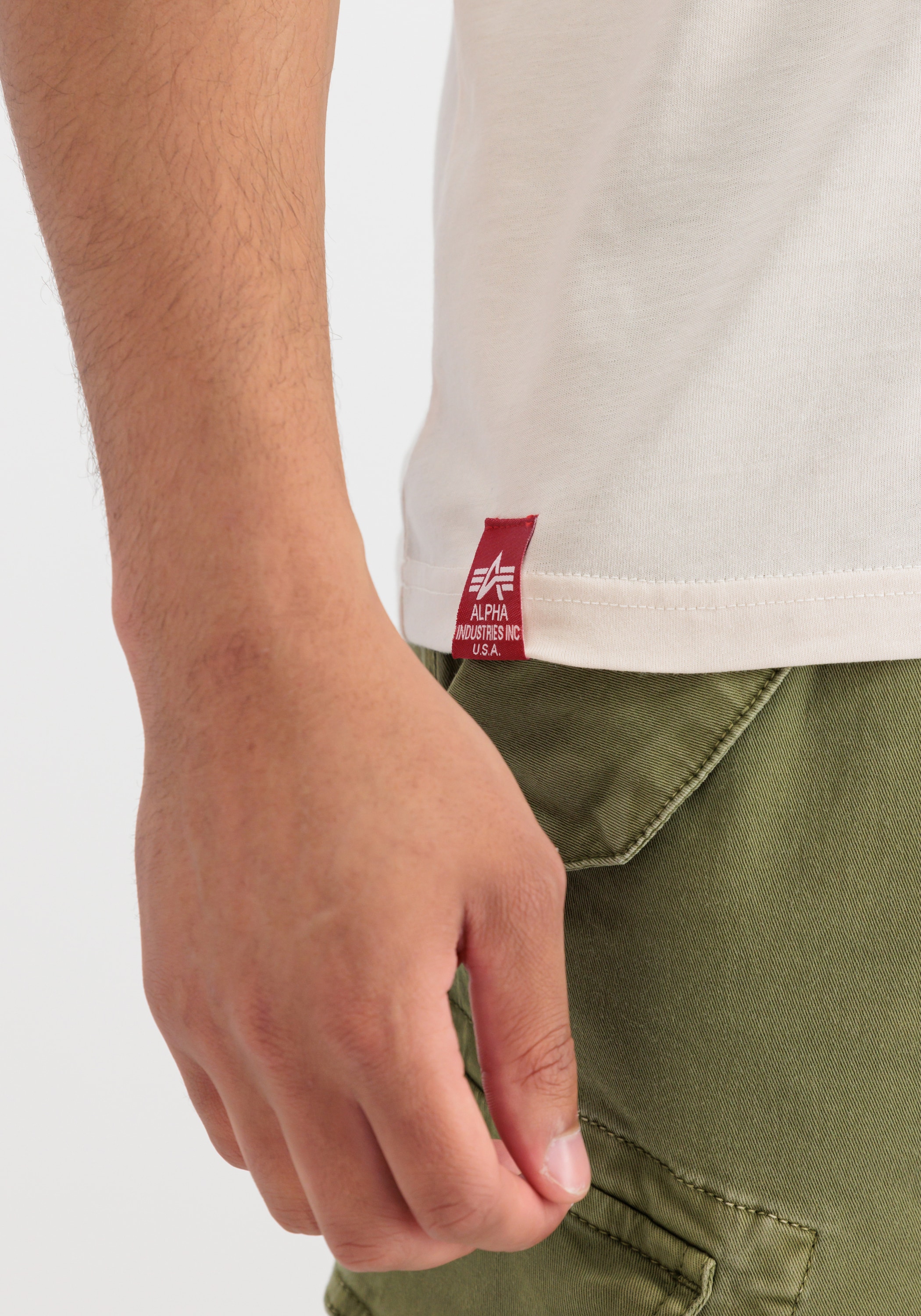 Alpha Industries T-Shirt »Alpha Industries Men - T-Shirts Alpha Wording T-Shirt«