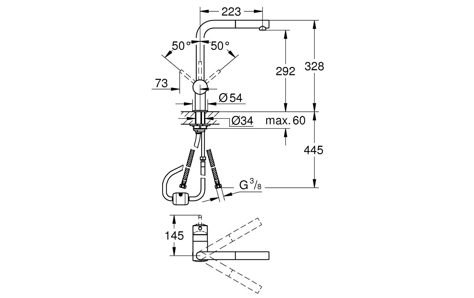 Grohe Küchenarmatur »Minta 44593«