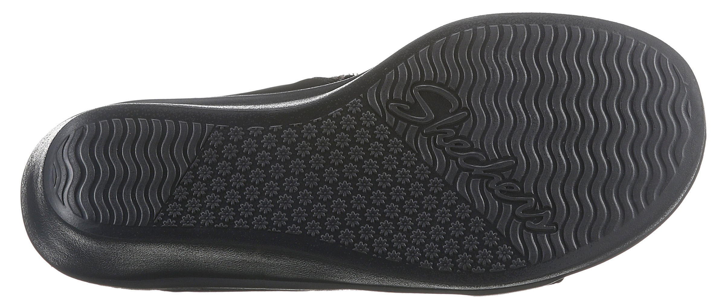 Skechers Keilsandalette »RUMBLE ON CHART TOPPER«, Sommerschuh, Sandale, Keilabsatz, mit elastischen Riemchen