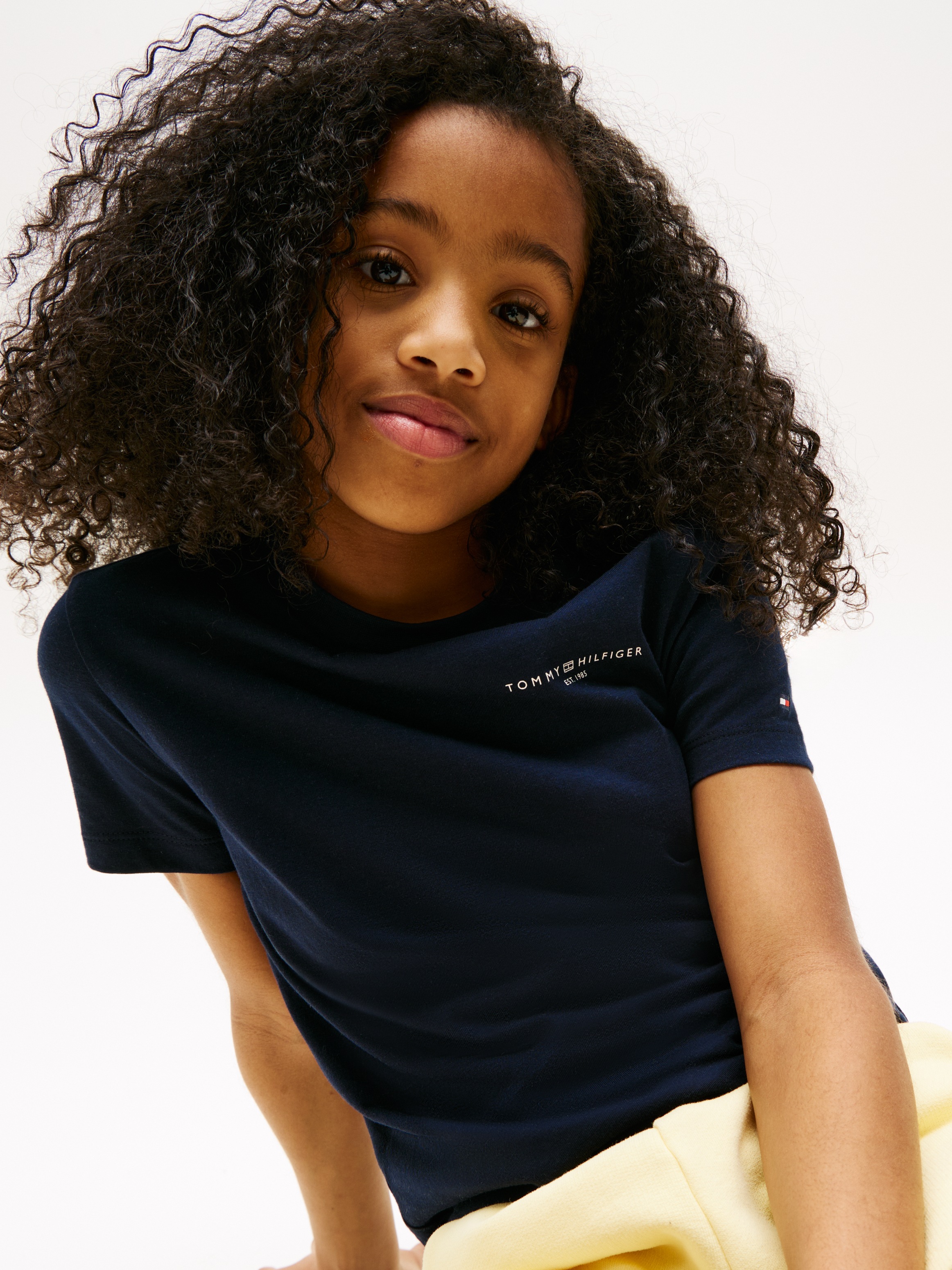 Tommy Hilfiger T-Shirt »MINI CORP T-SHIRT«, in Unifarbe