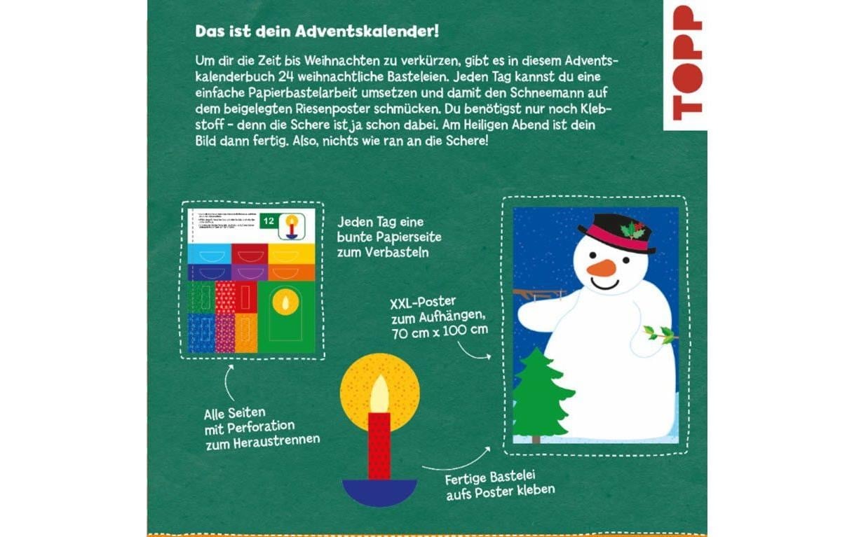 Frech Verlag Adventskalender »Bastelbuch Kleinkinder«, ab 6 Jahren