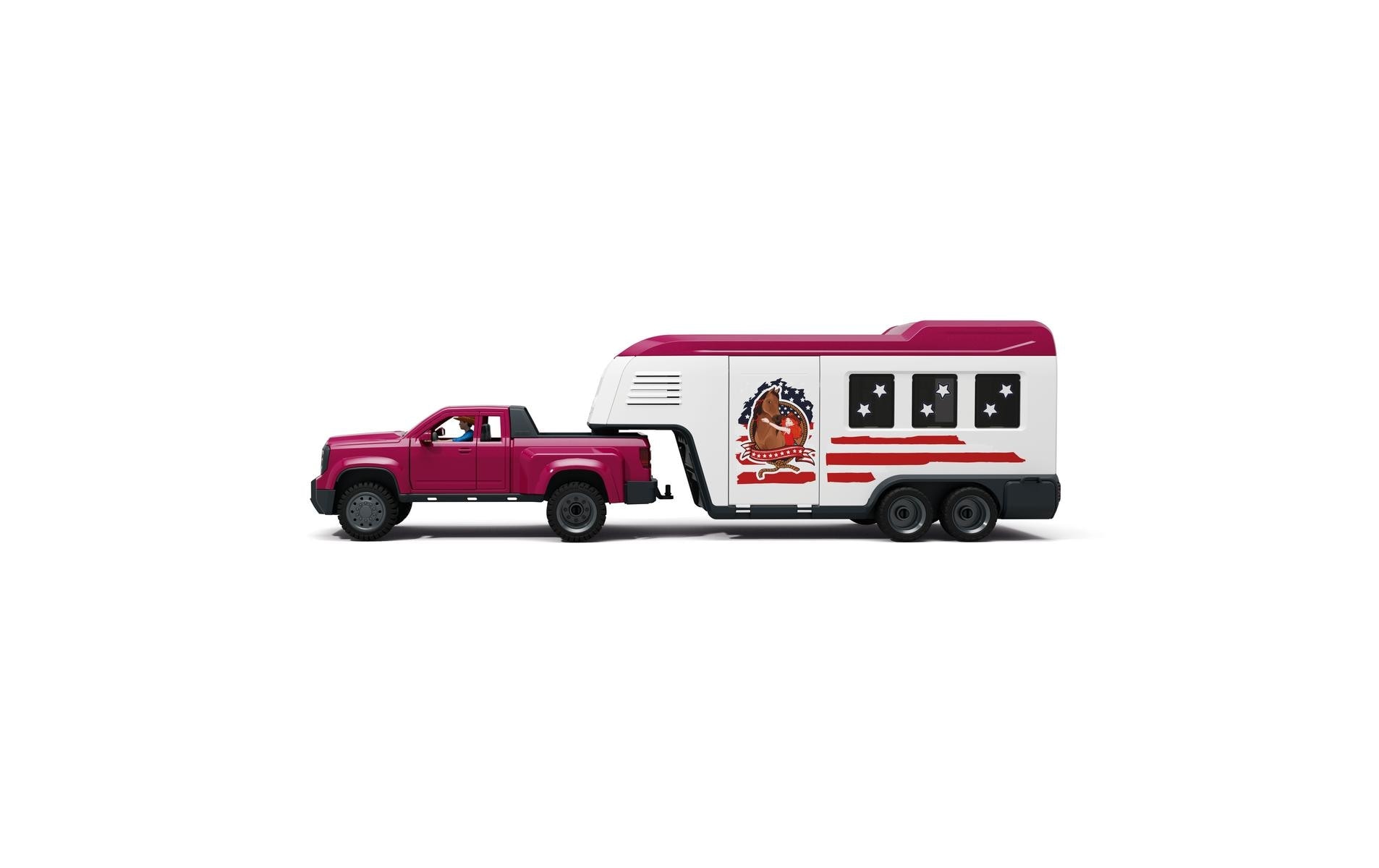 Schleich® Spielzeug-Auto »Lakeside Truck mit Anhänger«
