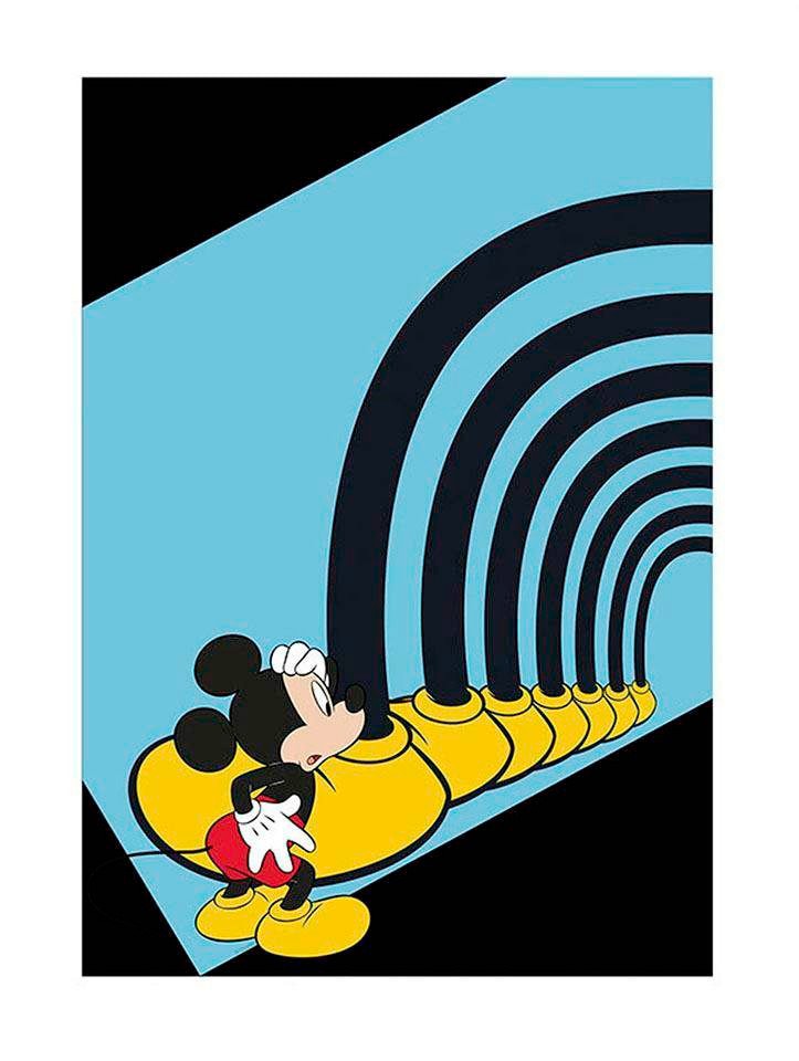 kaufen Poster »Mickey ✵ Wohnzimmer Jelmoli-Versand Mouse Kinderzimmer, online Komar Foot Disney, Tunnel«, | Schlafzimmer,