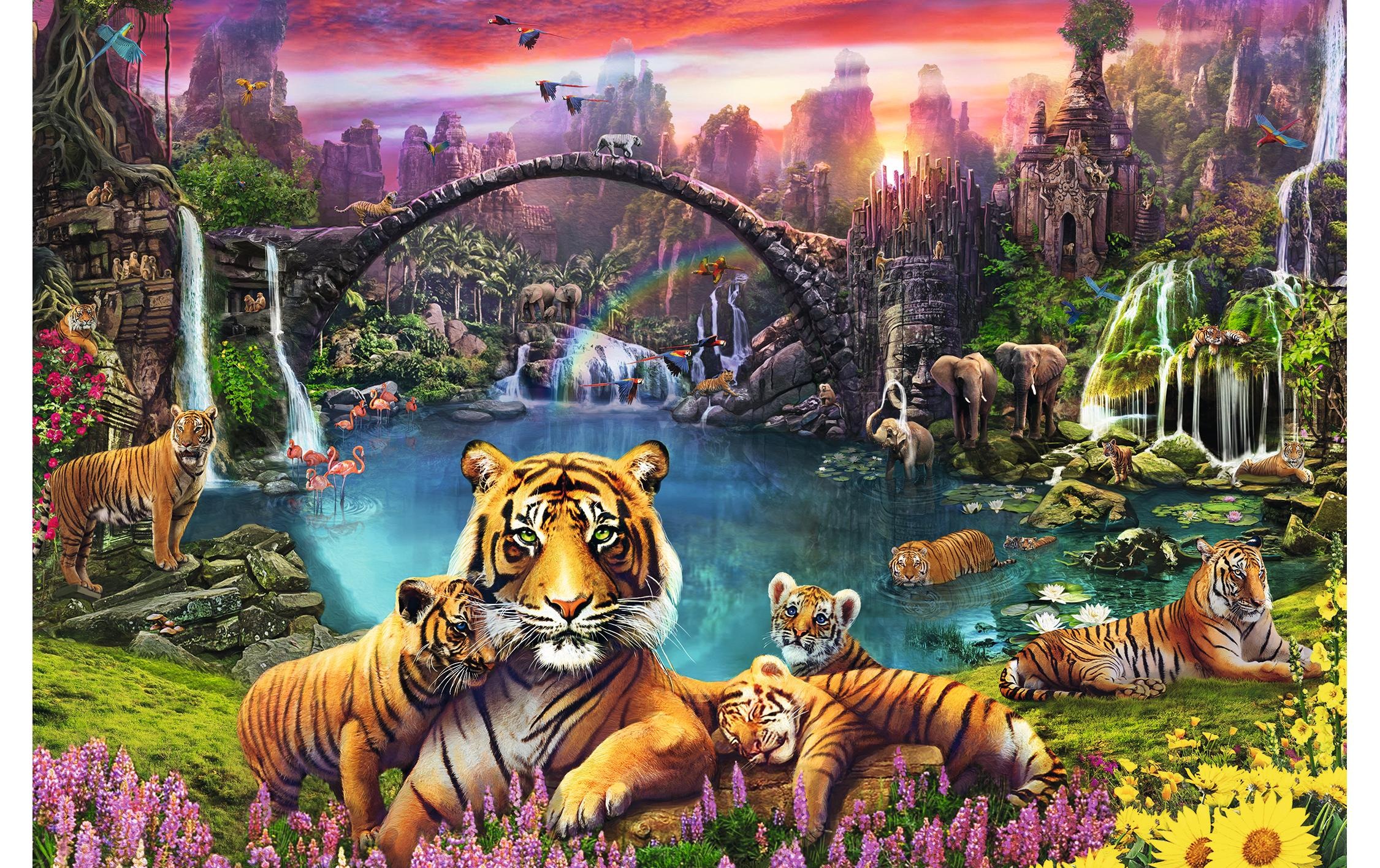 Ravensburger Puzzle »Tiger in paradi«
