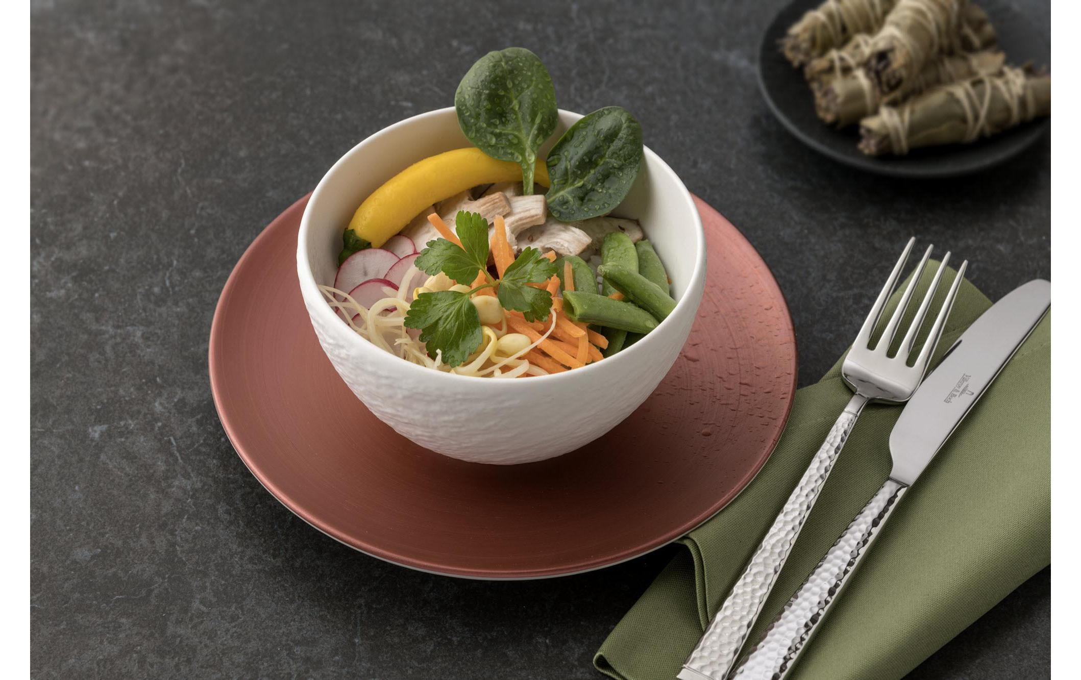 Villeroy & Boch Snackschale "Manufacture Rock" 4 Stk. aus Porzellan