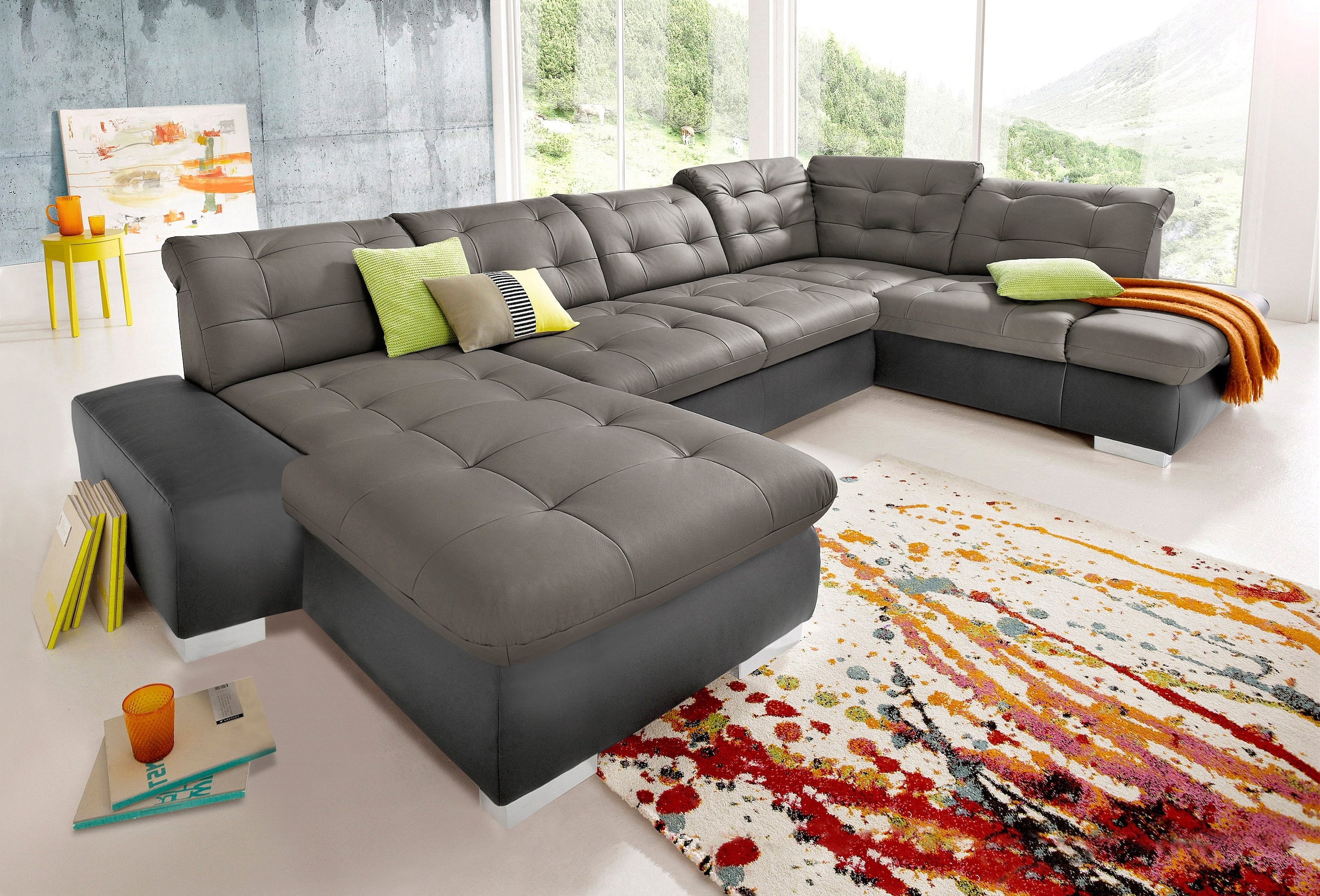 sit&more Wohnlandschaft »Palomino U-Form«, wahlweise in XL oder XXL