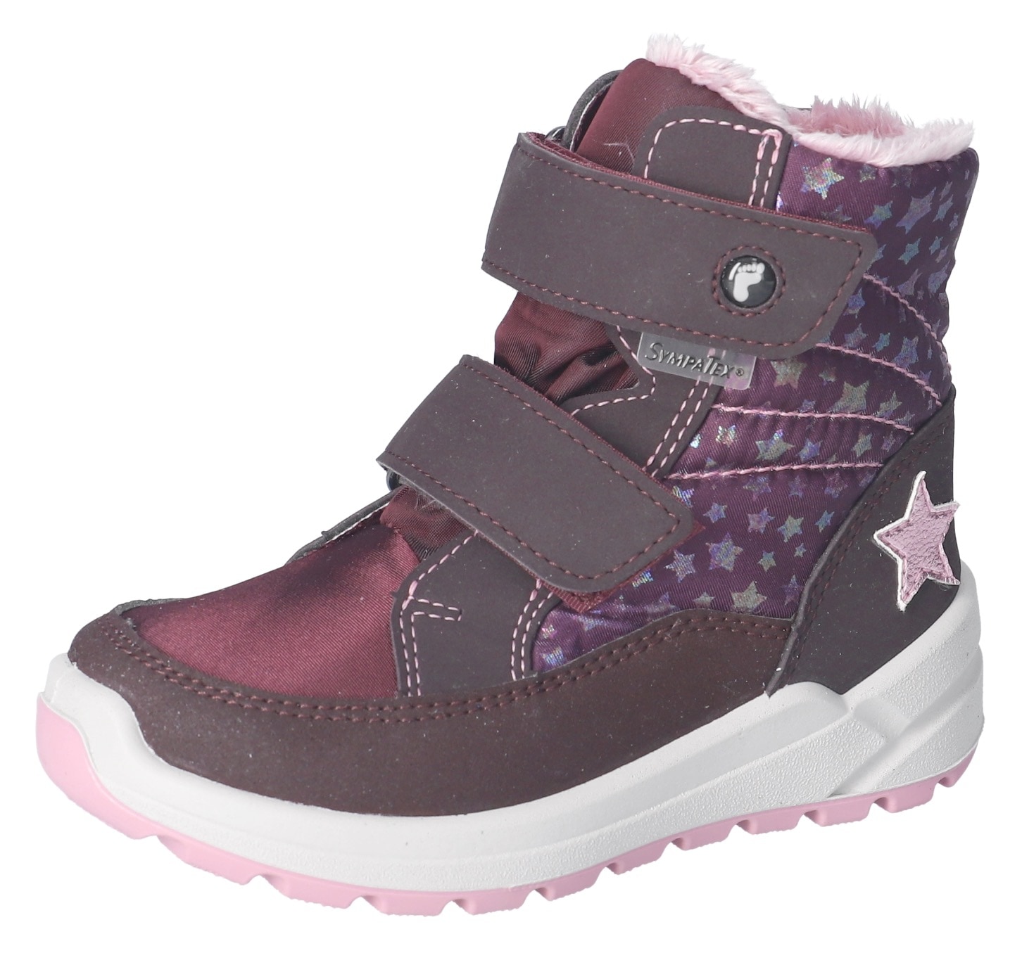 Ricosta Klettstiefel »Gisa WMS: normal«, Kindergartenschuh, Winterstiefel mit wasserdichter...