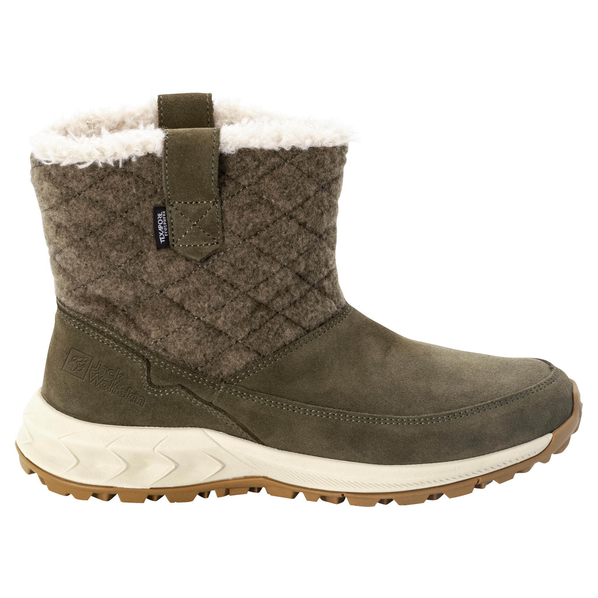 Jack Wolfskin Schlupfboots »QUEENSTOWN TEXAPORE BOOT W«, Winterboots, Snowboots, Winterschuhe, wasserdicht und gefüttert