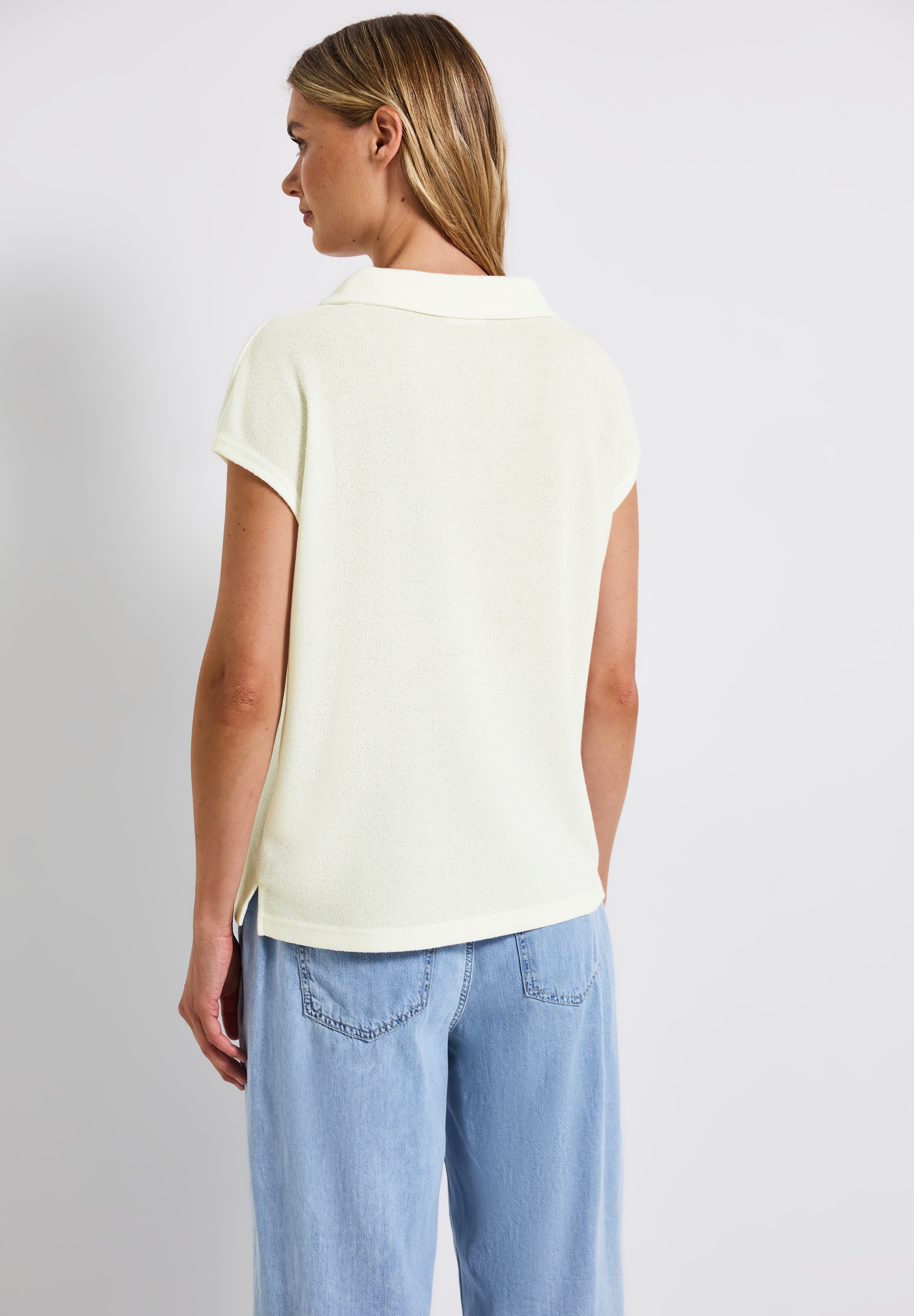 STREET ONE Shirttop, mit überschnittenen Schultern