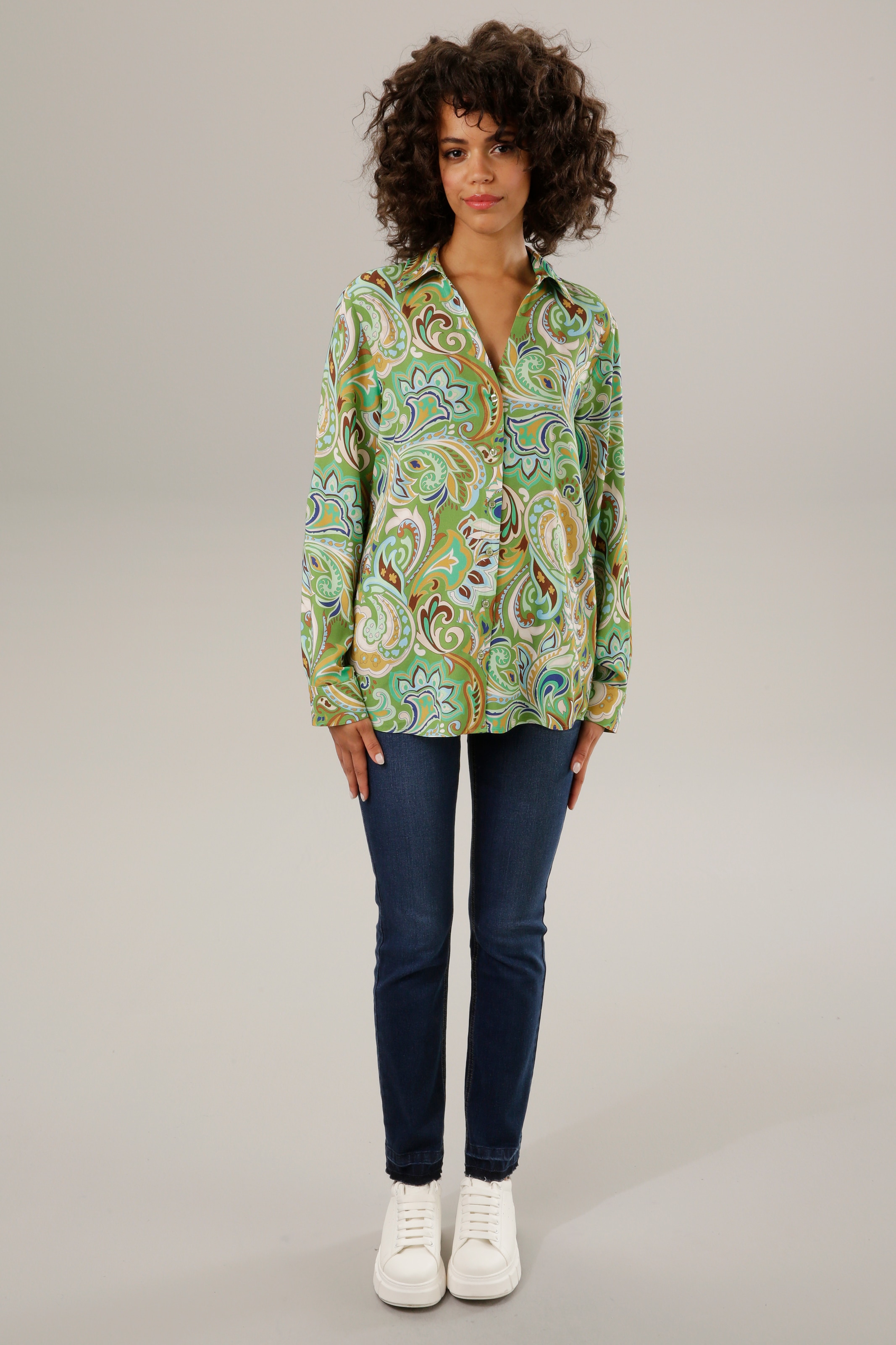 Aniston CASUAL Hemdbluse, graphische Paisley-Muster - Teil online Jelmoli-Versand bestellen | Unikat jedes ein