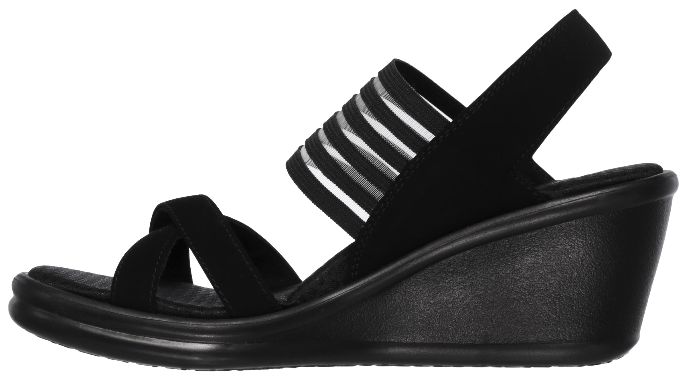 Skechers Keilsandalette »RUMBLERS-SOLAR BURST«, Sommerschuh, Sandale, Keilabsatz, mit Memory Foam