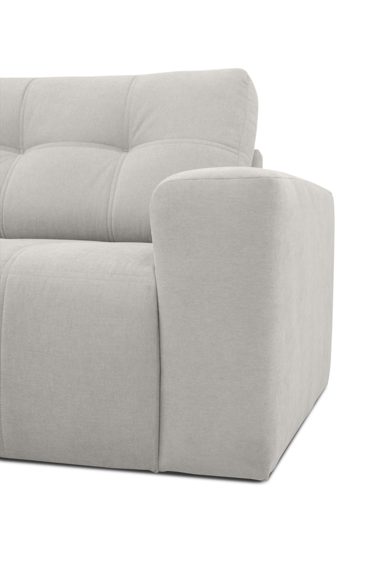 Home affaire Ecksofa »Turnon, Lounge-sofa, Breite 221 cm«, Chenille, mit Knopf- und Doppelsteppung, elegantes Aussehen