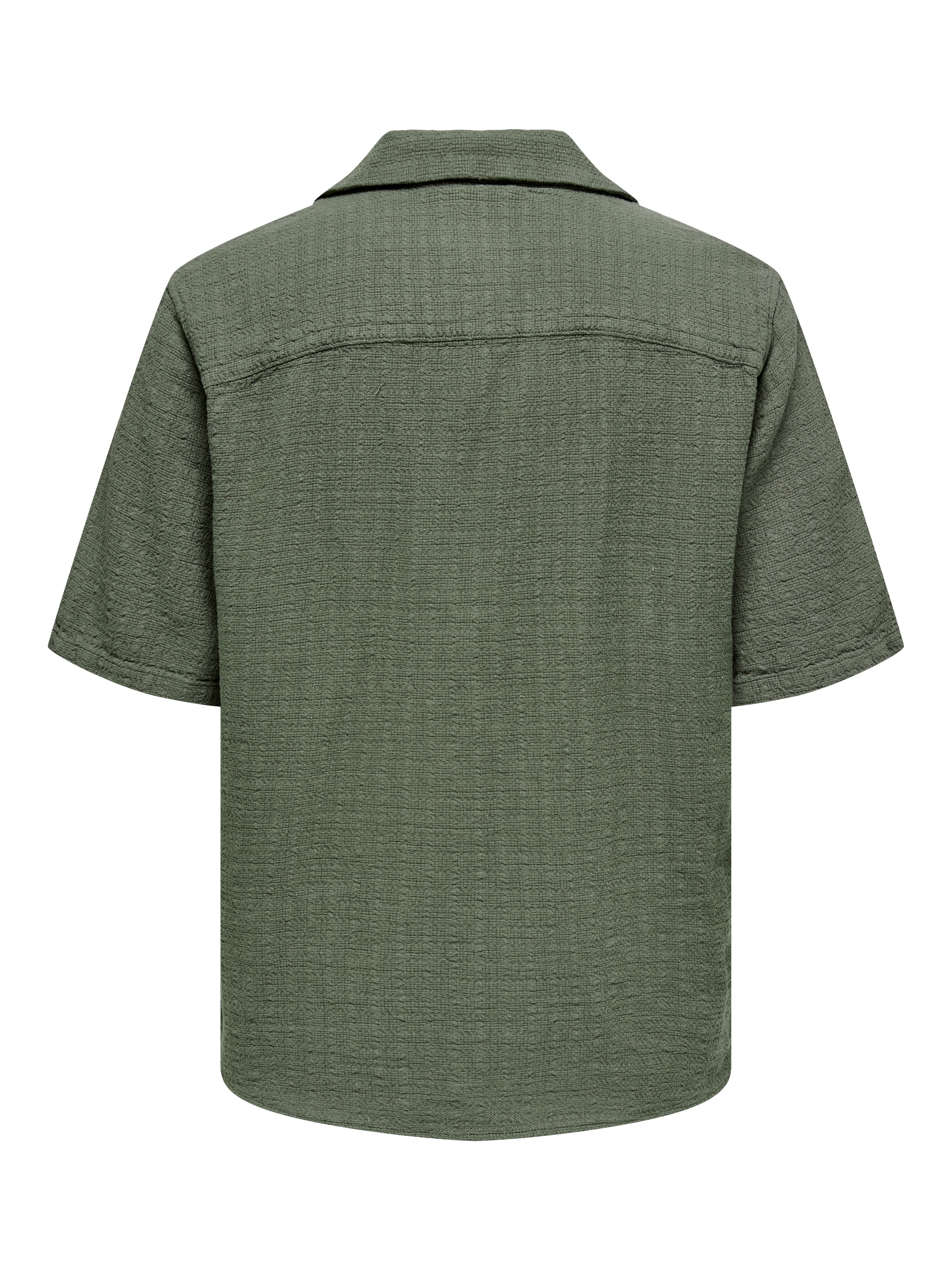 ONLY & SONS Kurzarmhemd »ONSLATHAM RLXSS RESORT LINEN STRUC 0257«