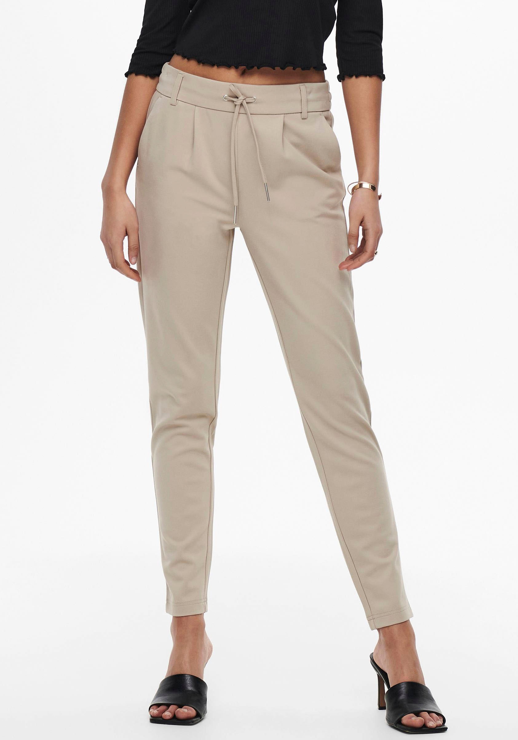 ONLY Jogger Pants »ONLPOPTRASH LIFE EASY COL PANT PNT NOOS« mit elastischem Bund und Kordelzug