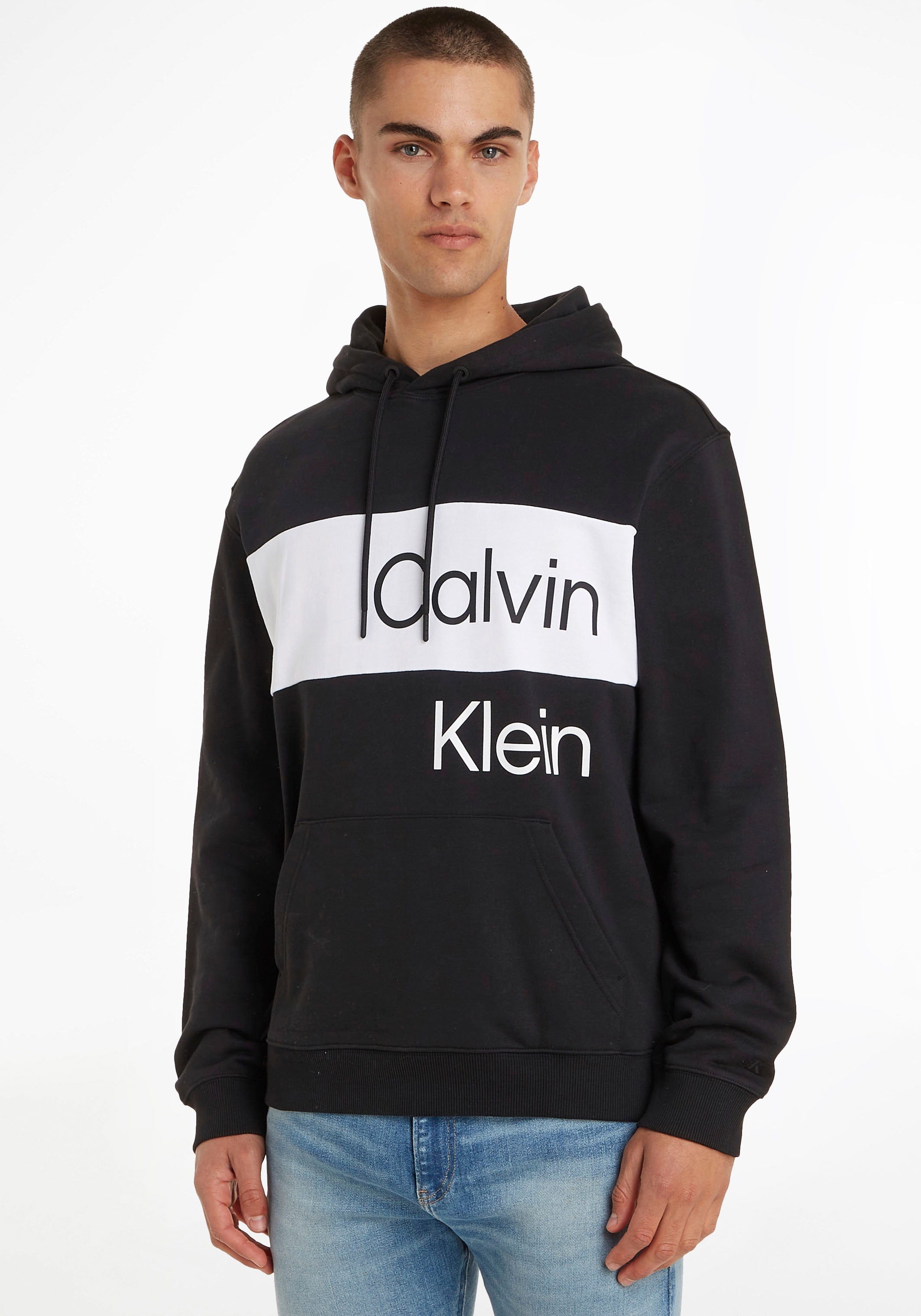 online Calvin BLOCKING Jeans Kapuzensweatshirt Jelmoli-Versand »INSTITUTIONAL | Klein HOODIE« kaufen
