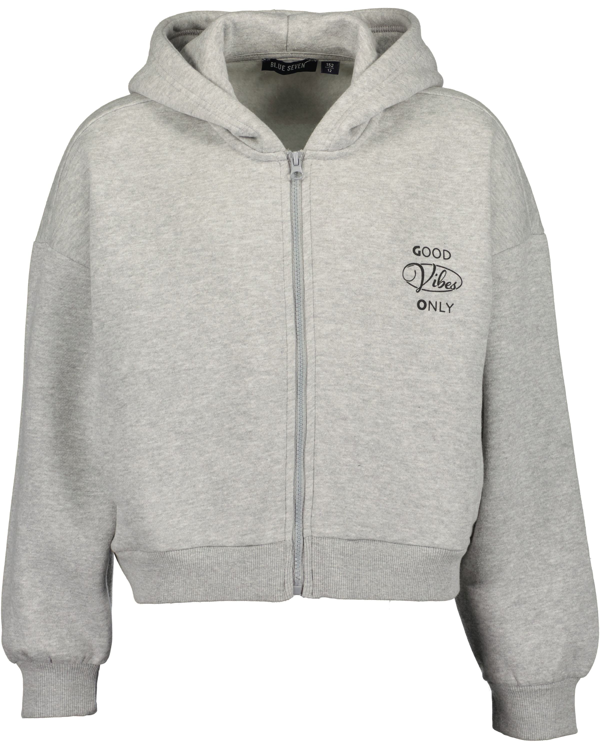 Blue Seven Kapuzensweatjacke mit kleinem Brustmotiv