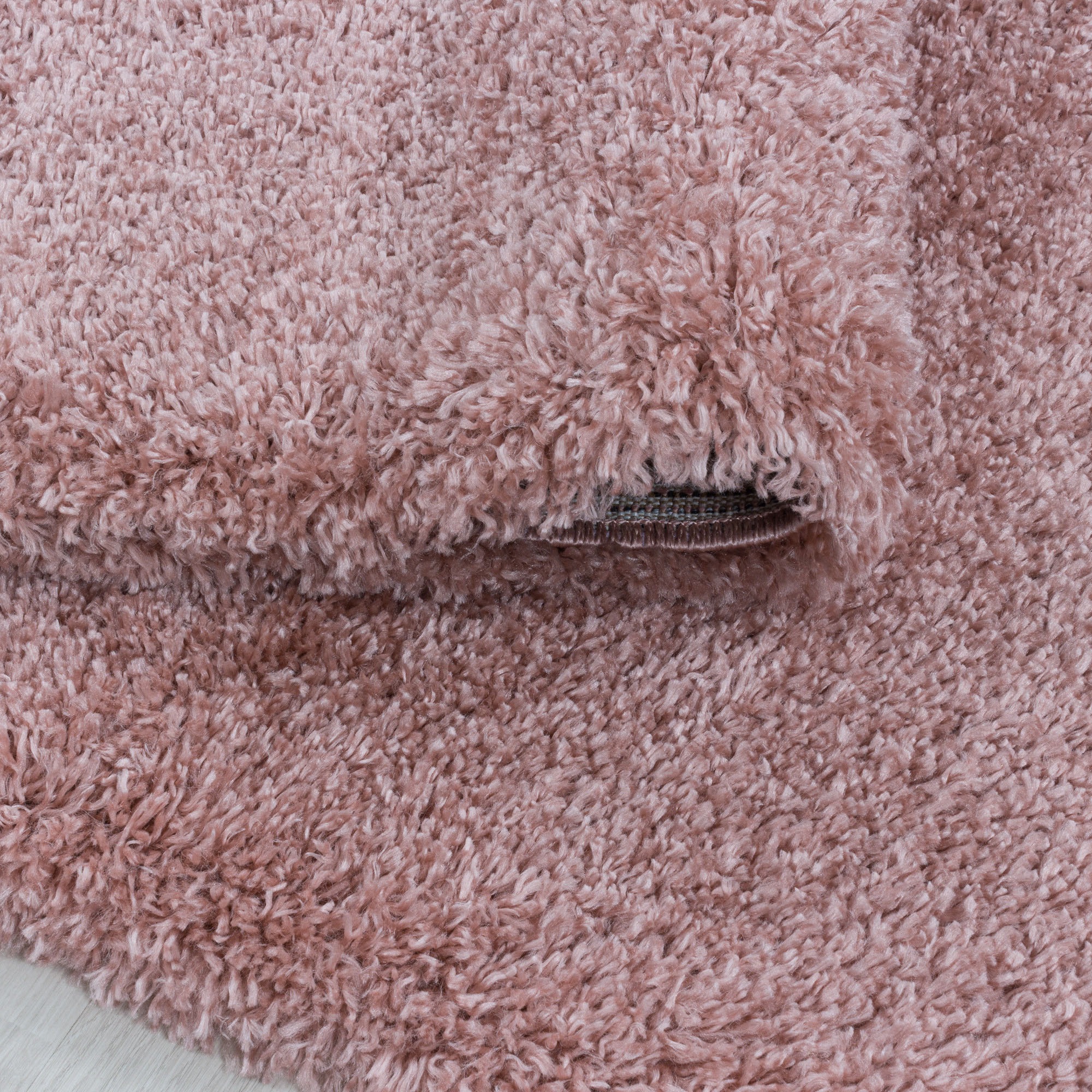Ayyildiz Teppiche Hochflor-Teppich "FLUFFY 3500, auch als Läufer und in Rund" rund 50 mm Höhe Langflor, Shaggy, uni, robust, Wohnzimmer