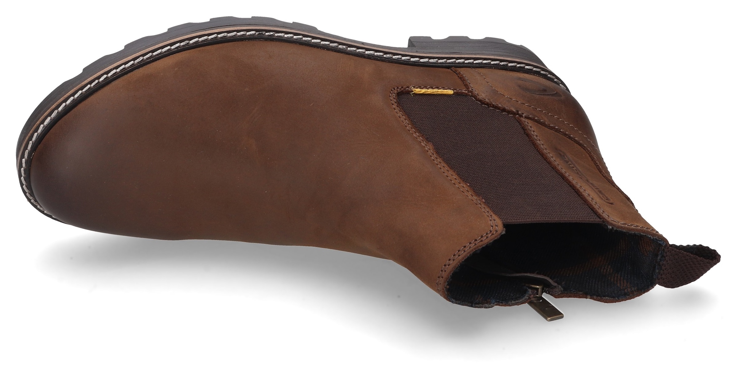 camel active Chelseaboots, Boots, Stiefelette mit Wechselfussbett