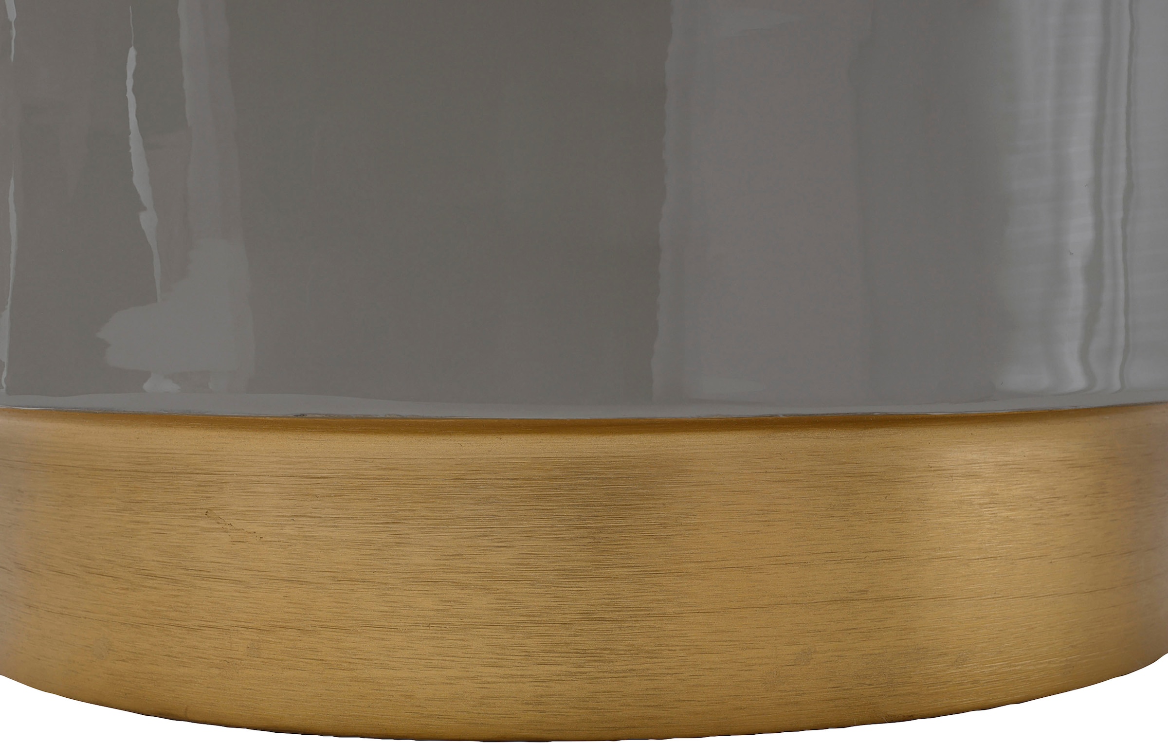 Kayoom Sitzhocker »Hocker Artisse, Edler Touch durch goldfarbenenen Sockel«, (1 St.), stilvoll, farbig lackiert, dekorativ, Moderner Look