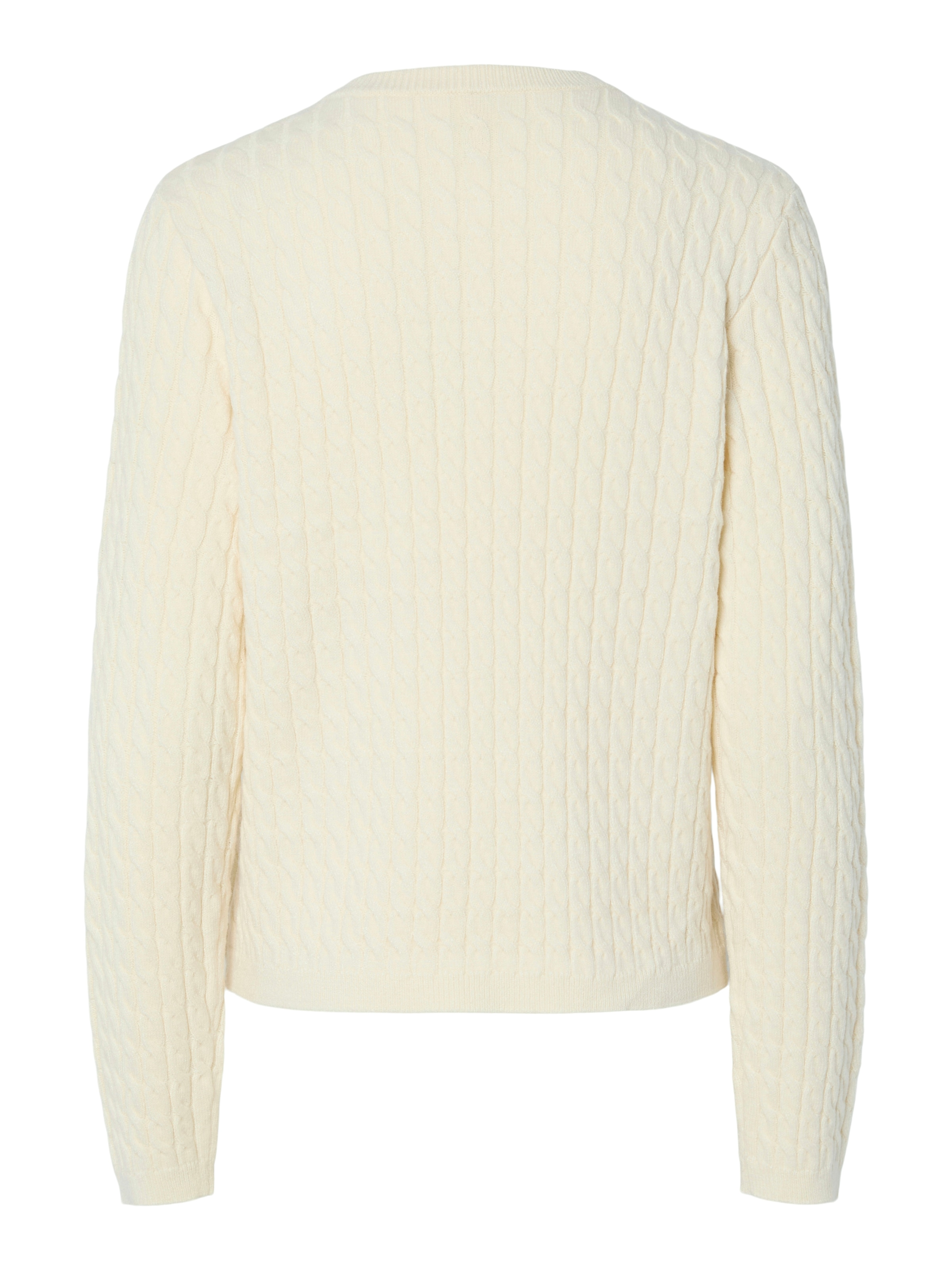 pieces Strickpullover »PCFIA LS CABLE KNIT NOOS BC«
