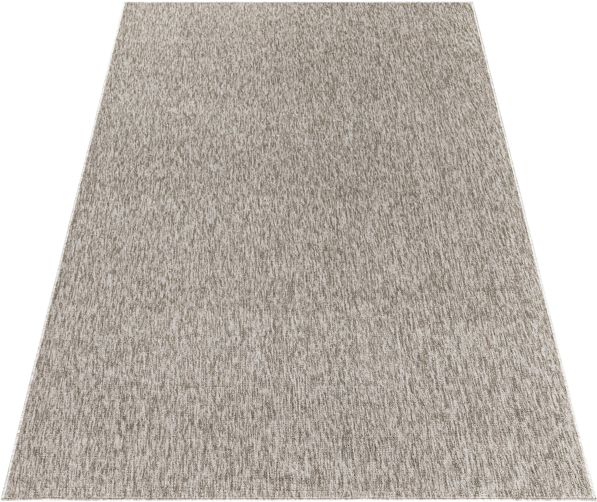 Ayyildiz Teppiche Teppich »Nizza 1800 Kurzflorteppich«, rechteckig, 6 mm Höhe, pflegeleicht, leicht melierter Kurzflor, ringsum gekettelt, Wohnzimmer
